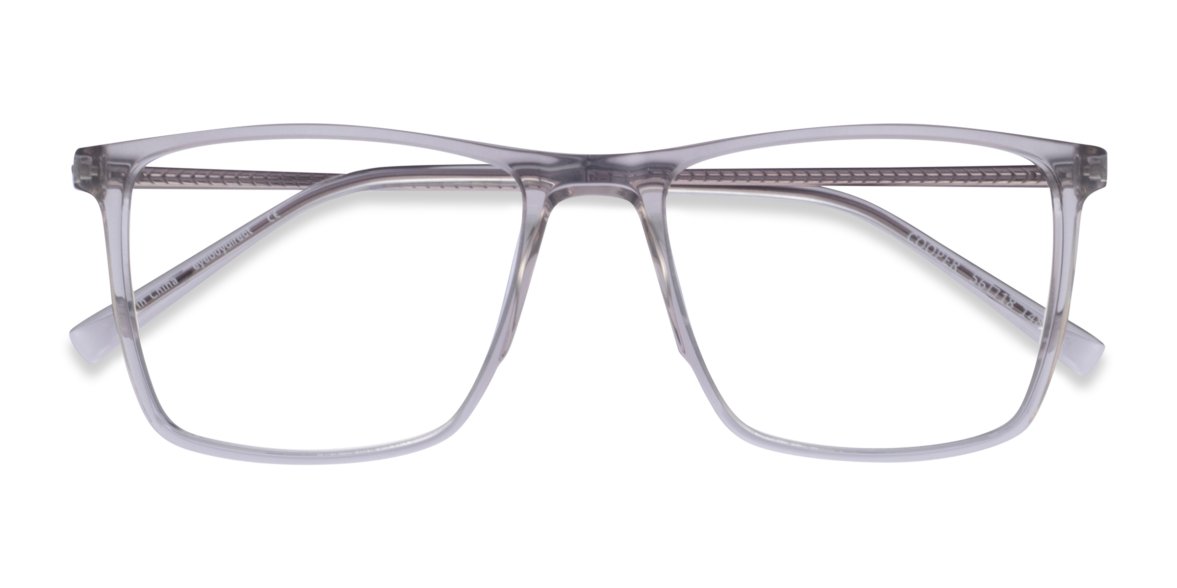 Clear Gray Cooper -  Metal Eyeglasses