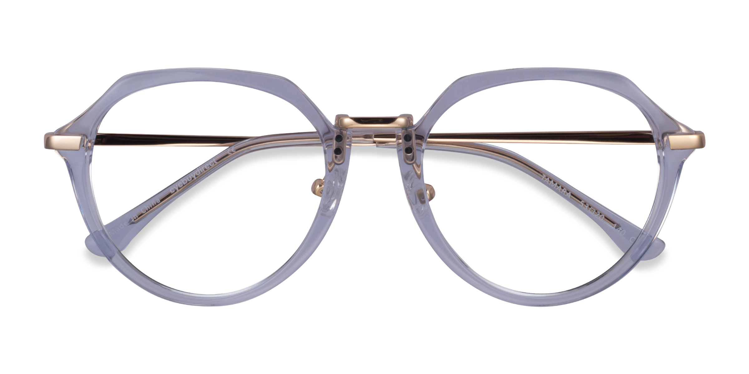 Clear Blue Tamara - Metal Eyeglasses