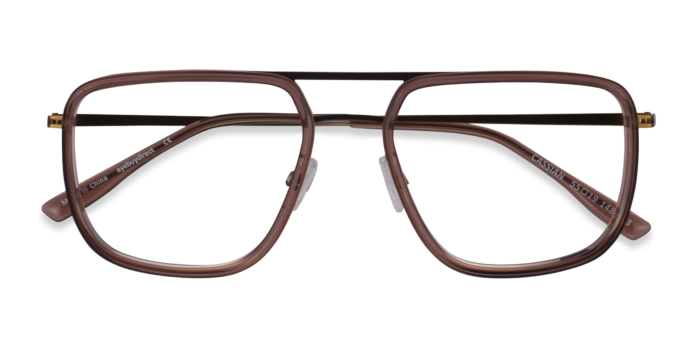 Brown Bronze Cassian - Metal Eyeglasses