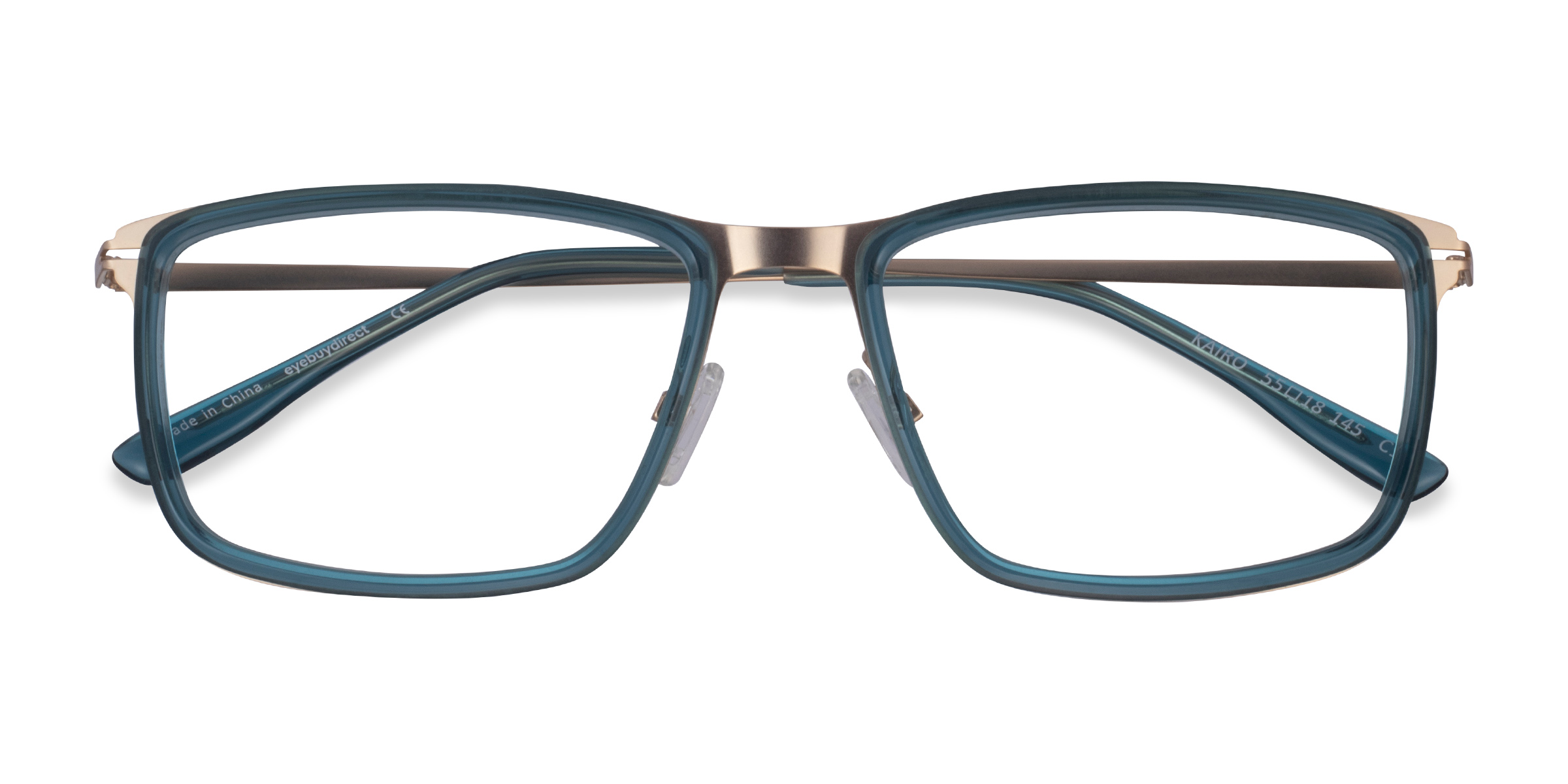 Teal Gold Kairo - Metal Eyeglasses