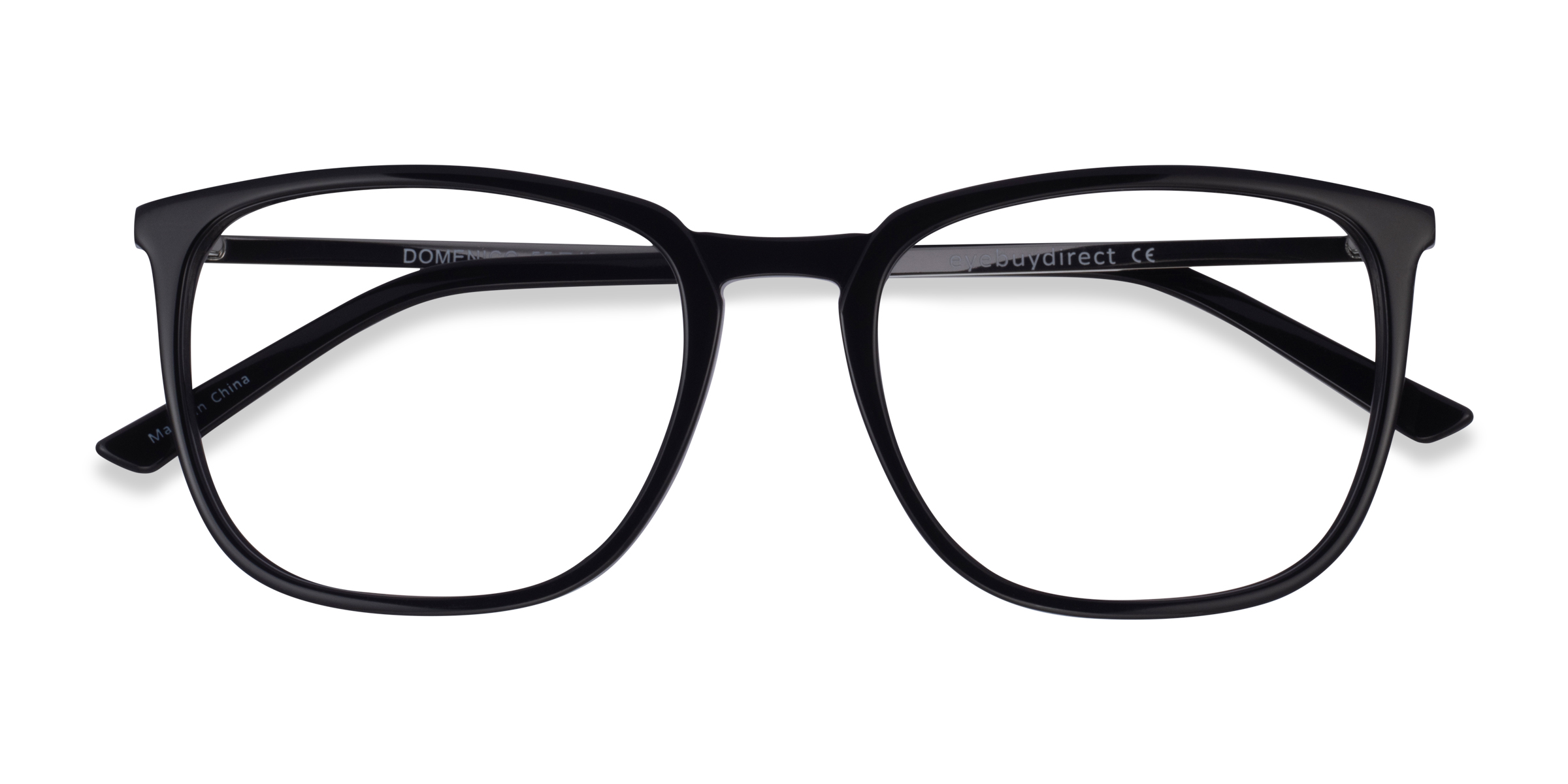 Black  Silver Domenico -  Metal Eyeglasses