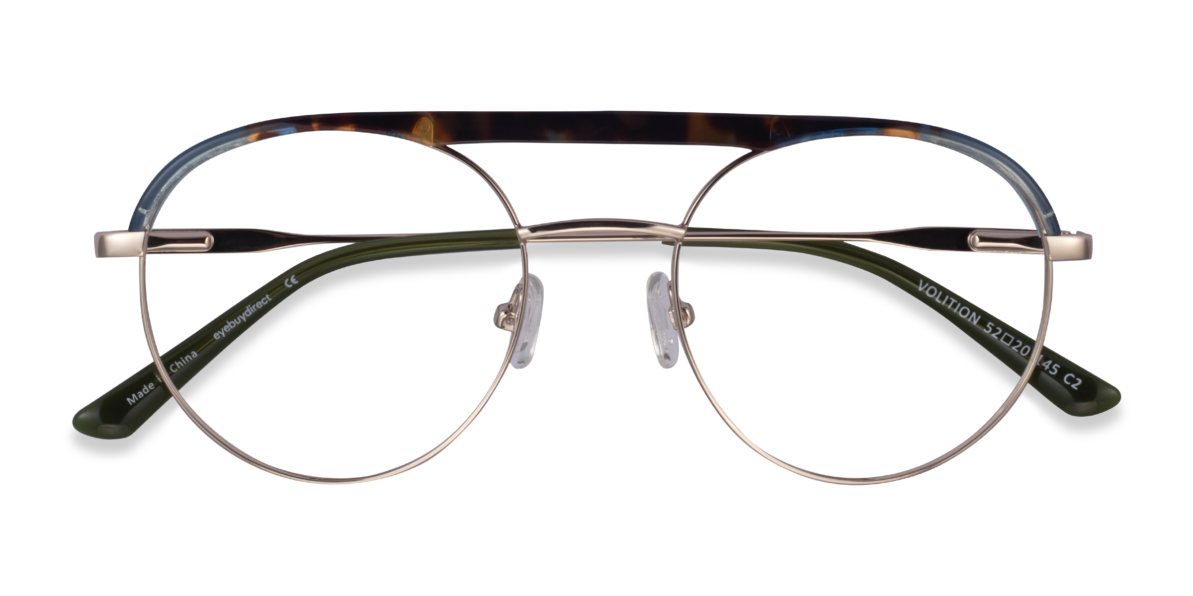 Gold &Tortoise Volition - Acetate-metal Eyeglasses