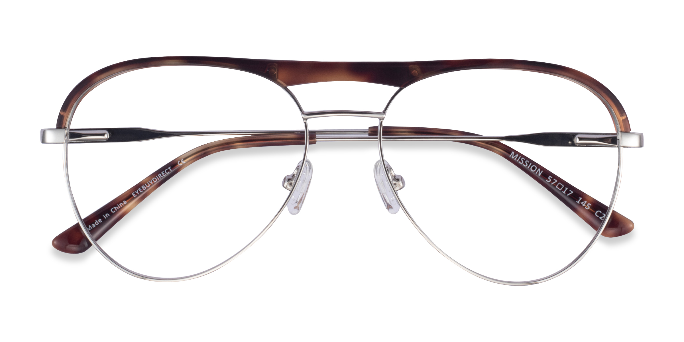 Tortoise & Silver Mission - Acetate-metal Eyeglasses