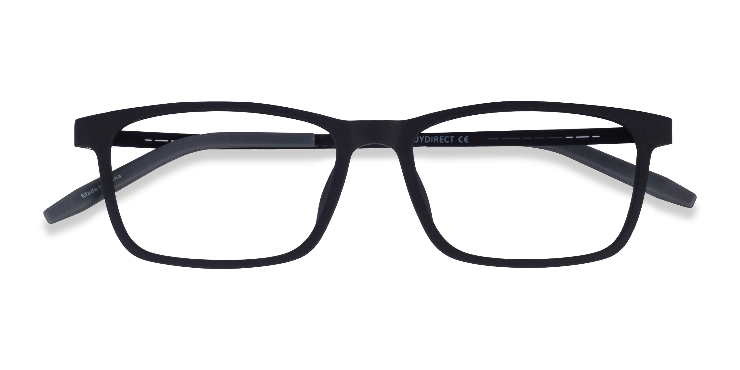 Matte Black Rebus - Plastic Eyeglasses