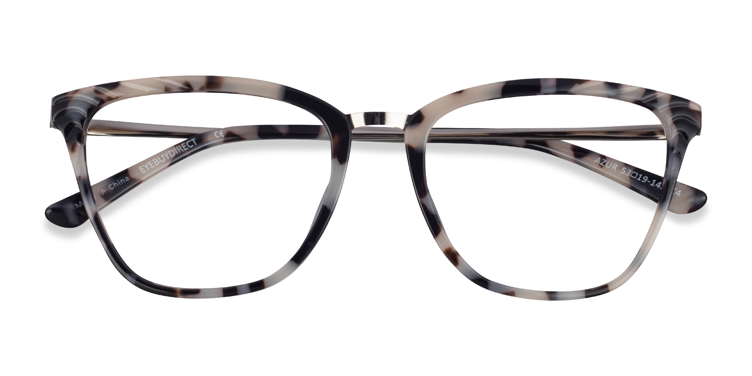 Ivory Tortoise Azur - Metal Eyeglasses