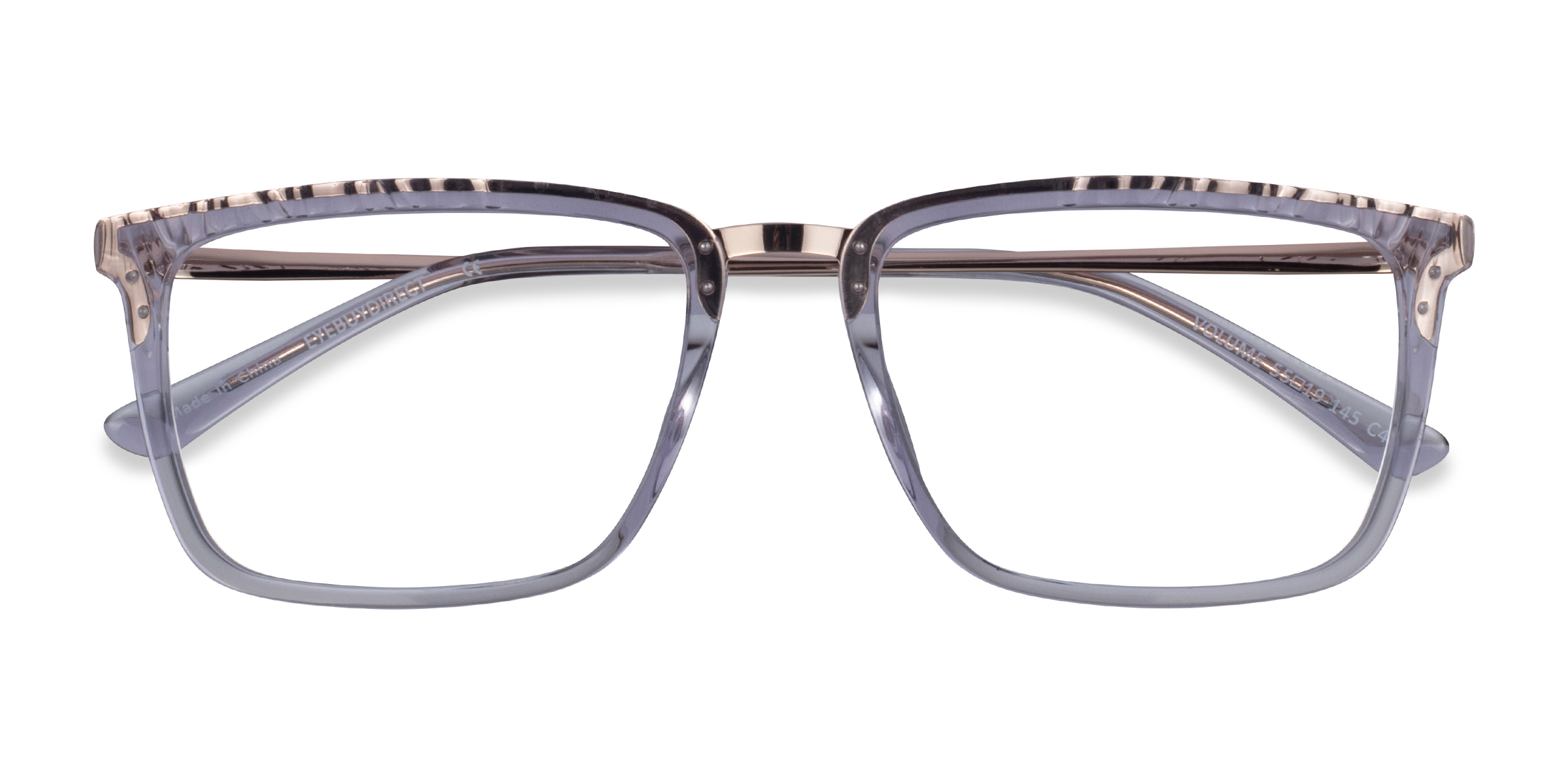 Clear Volume -  Metal Eyeglasses