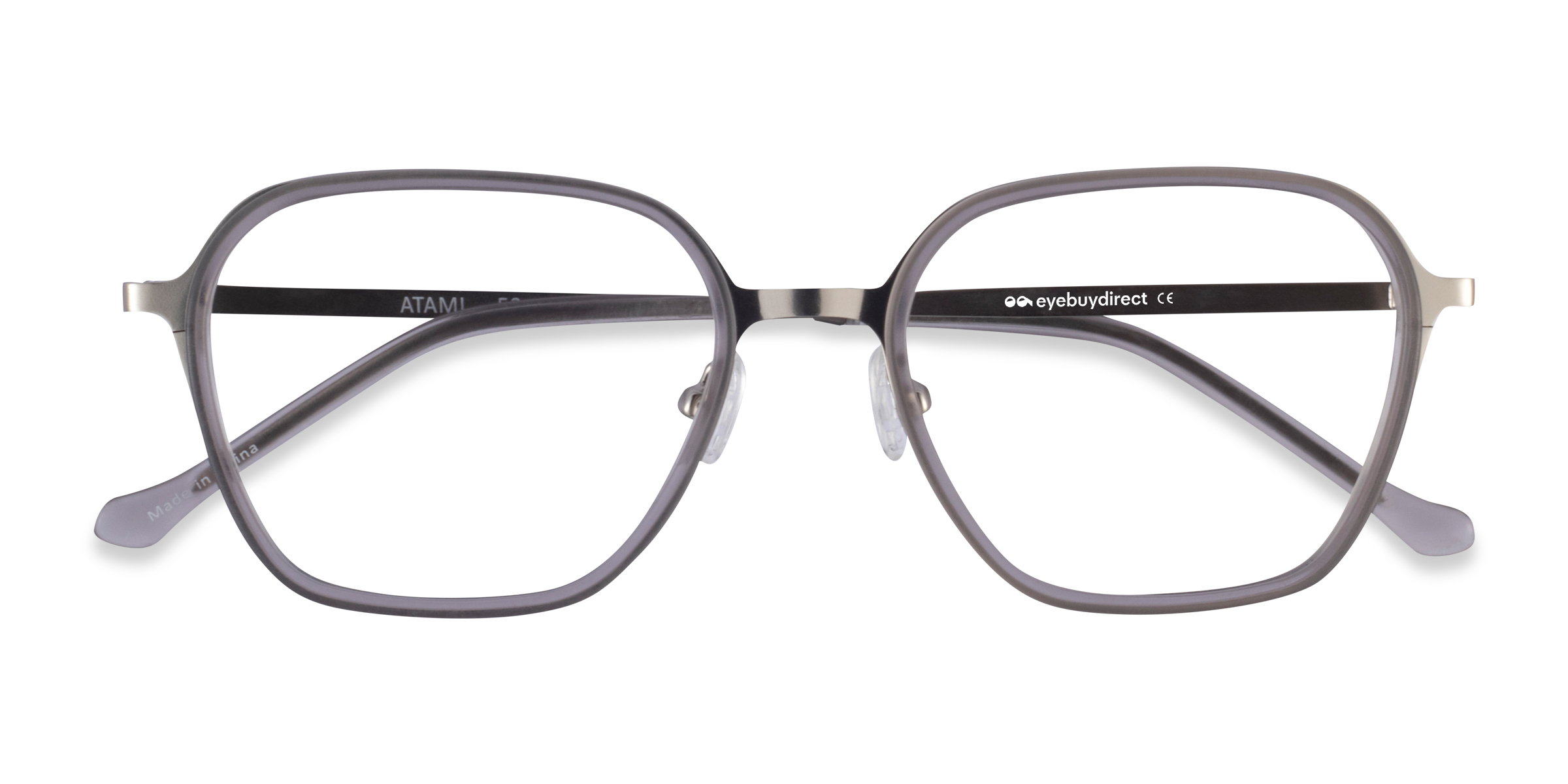 Gray Silver Atami - Métal Lunettes de vue