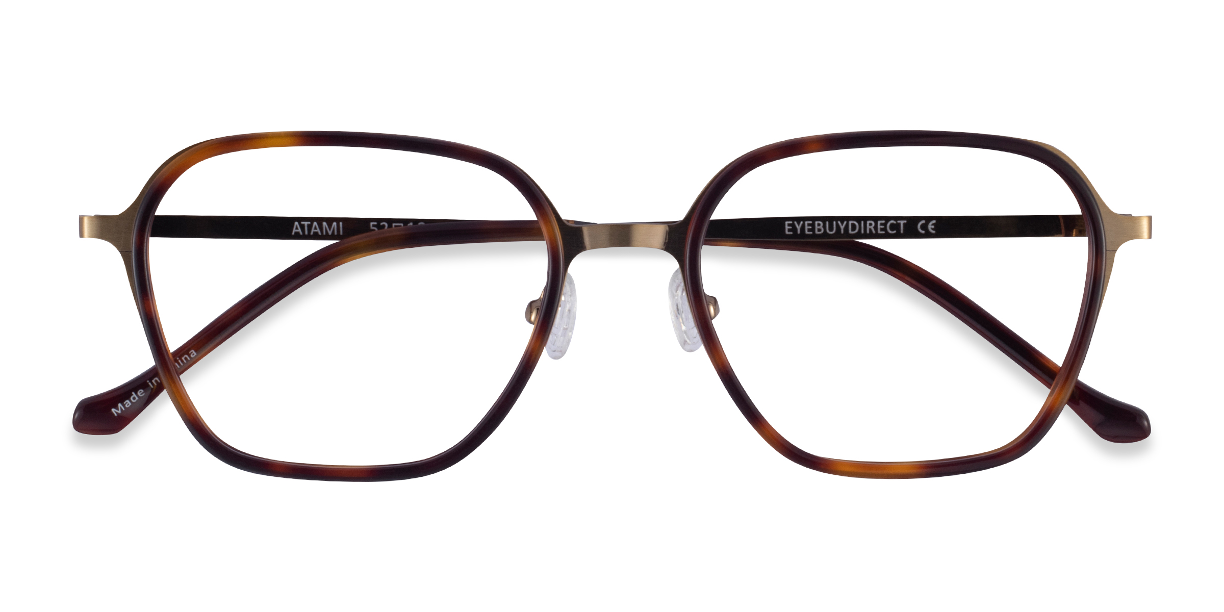 Tortoise Matte Gold Atami -  Metal Eyeglasses