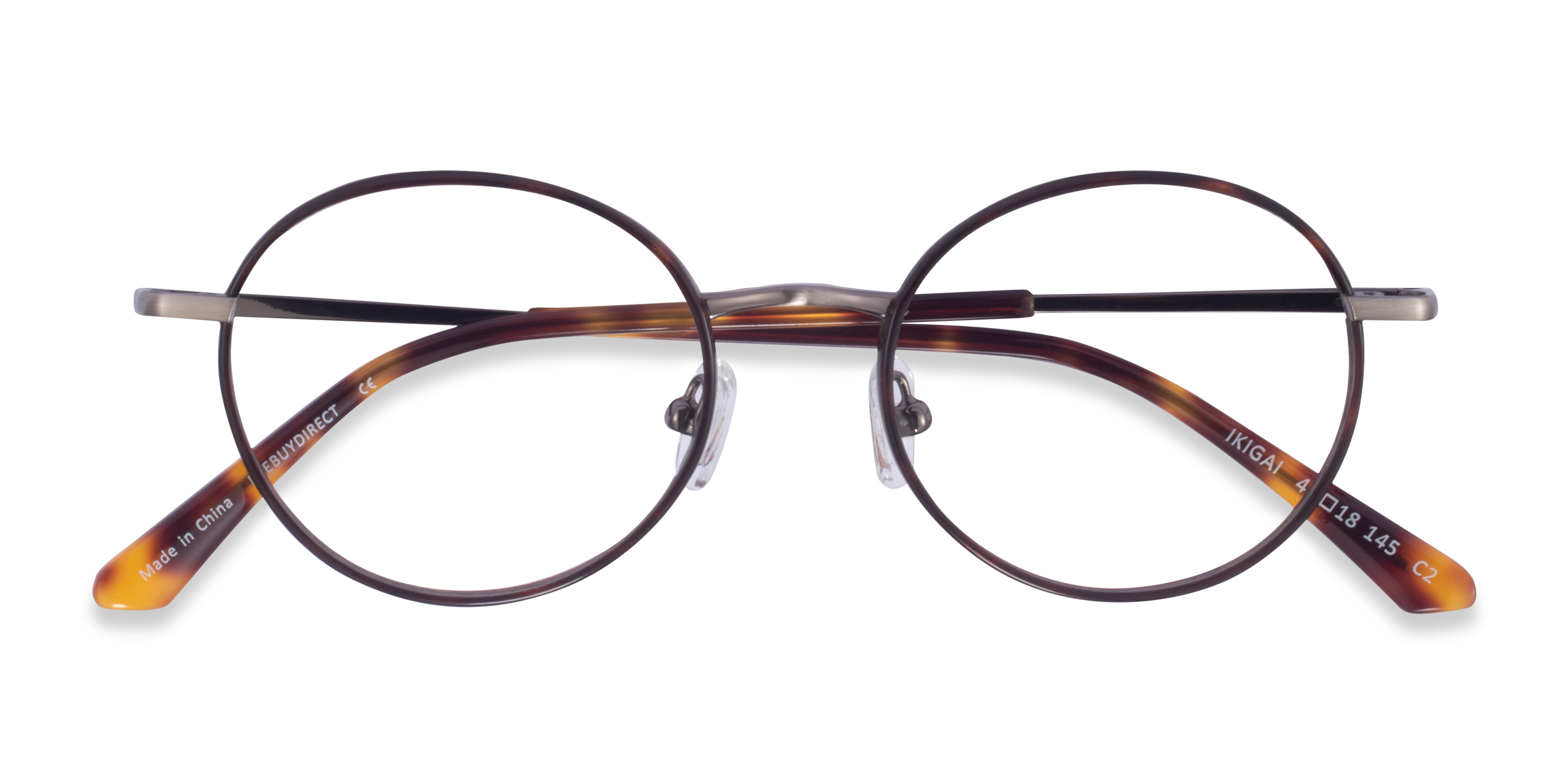 Tortoise Gunmetal Ikigai - Metal Eyeglasses
