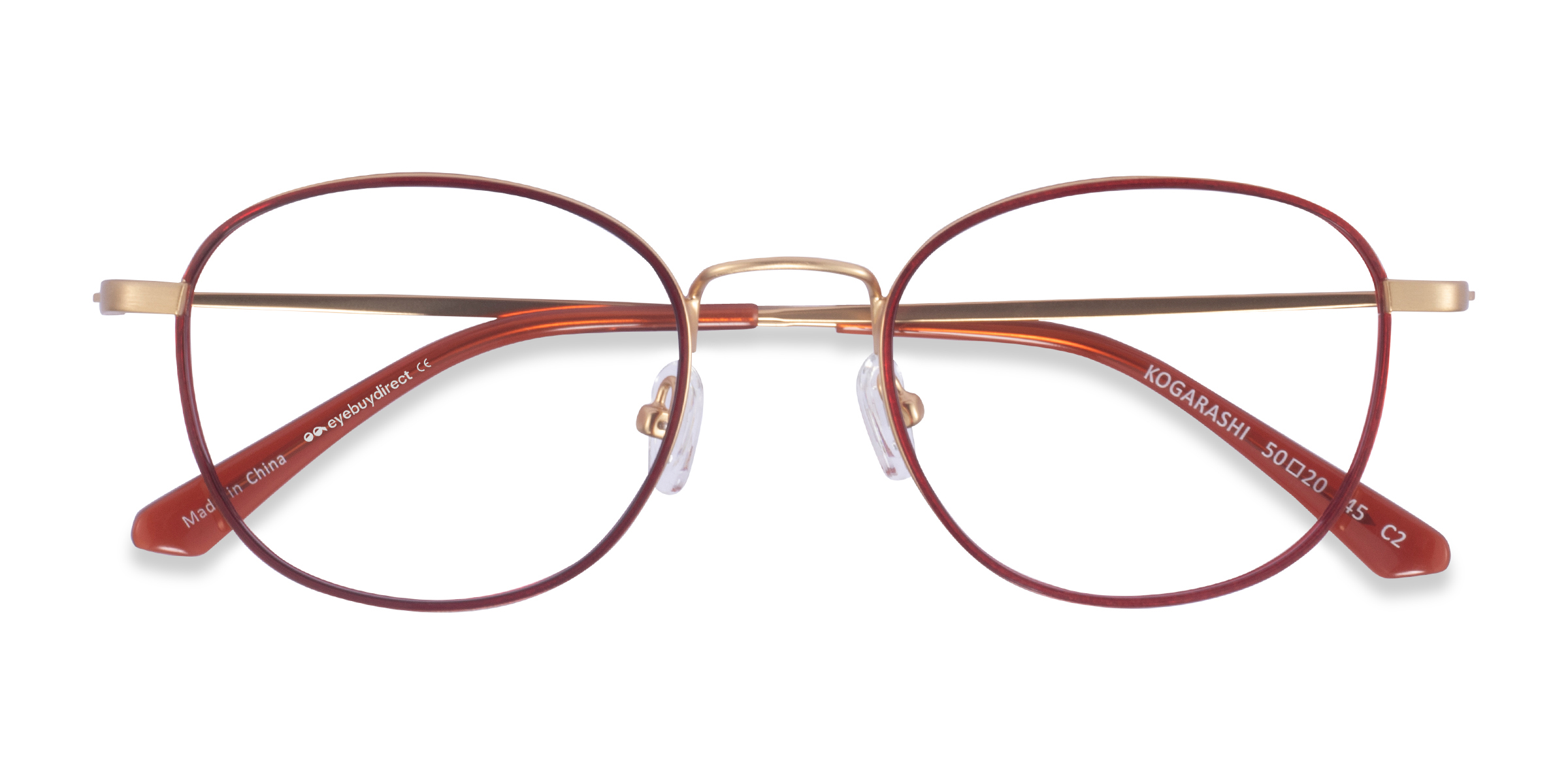 Brown Gold Kogarashi - Metal Eyeglasses