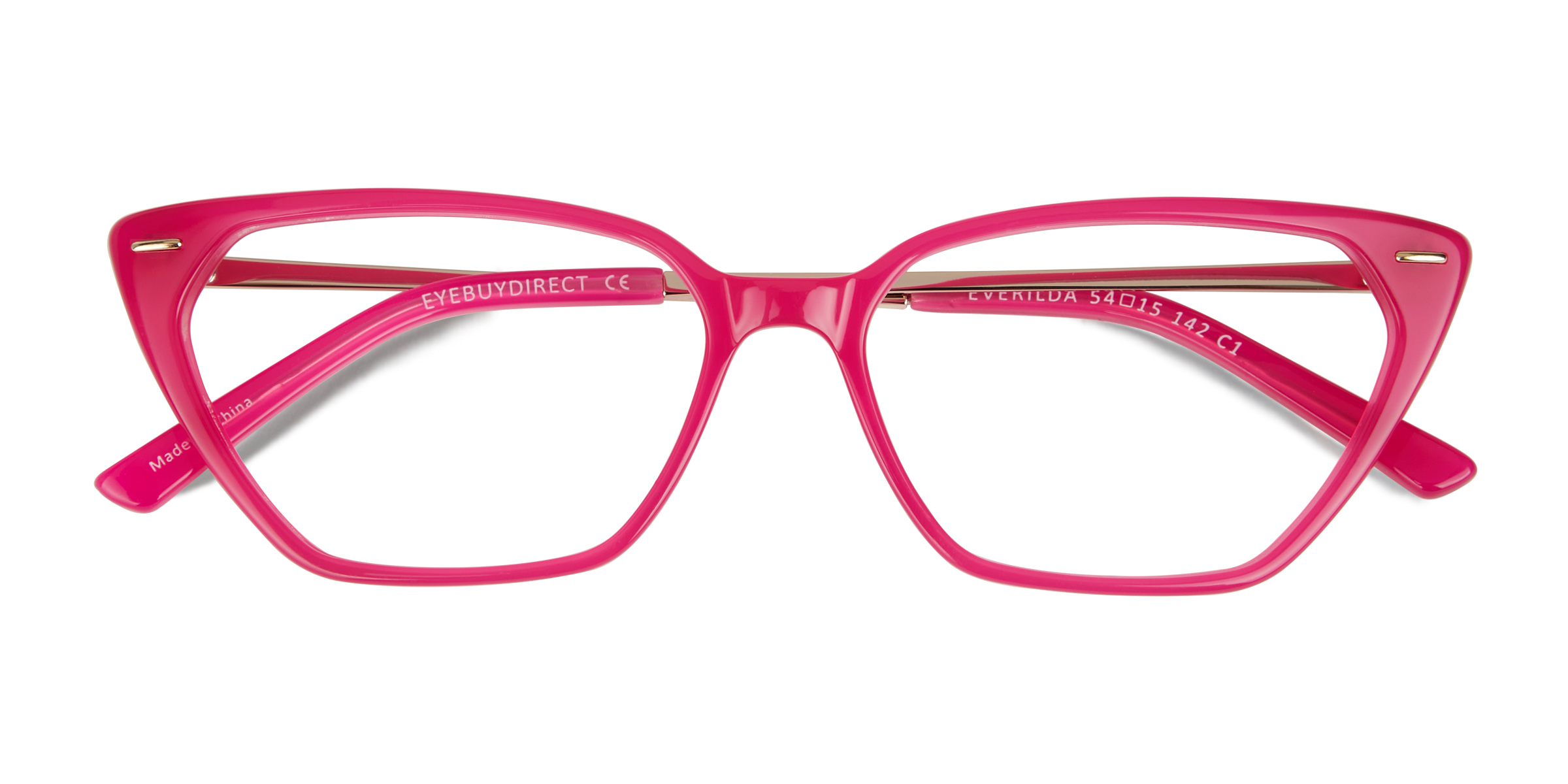 Pink Everilda -  Metal Eyeglasses