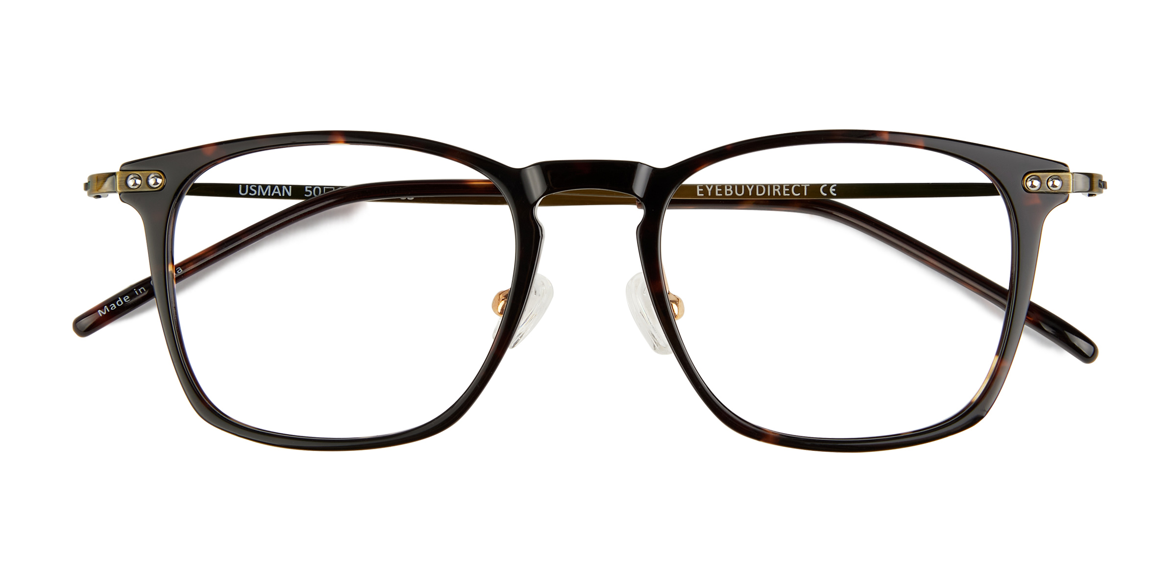 Tortoise Bronze Usman - Metal Eyeglasses