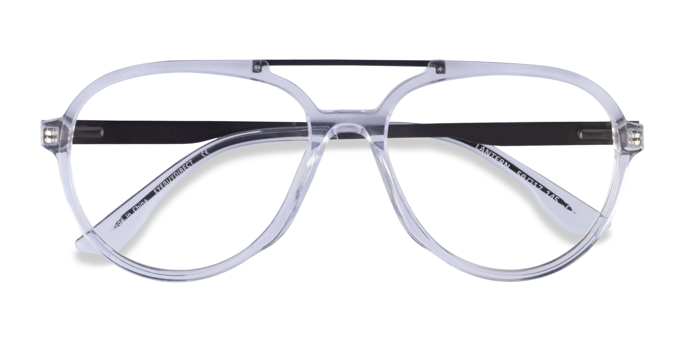 Clear Lantern -  Metal Eyeglasses
