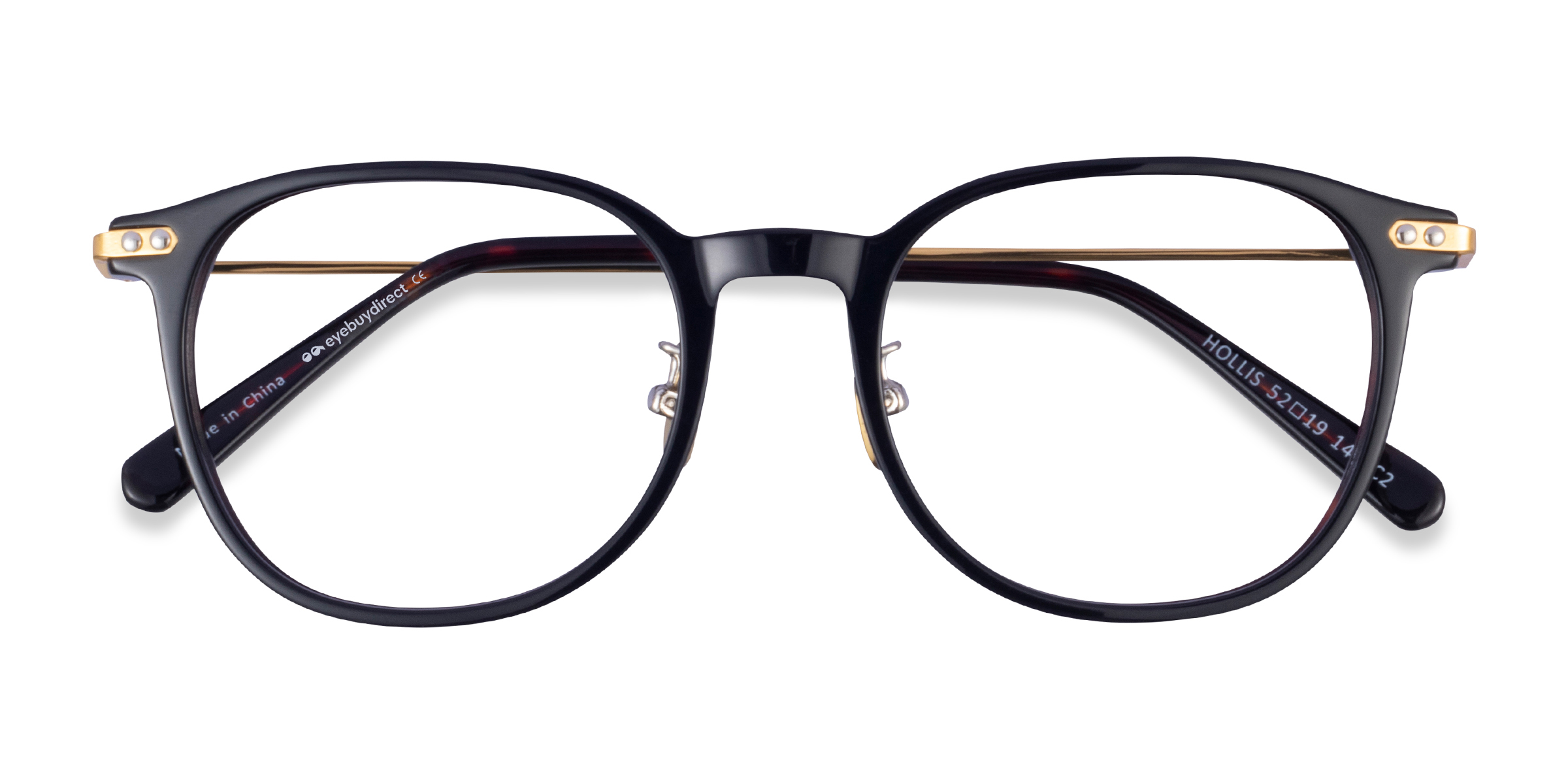 Black Gold Hollis - Metal Eyeglasses