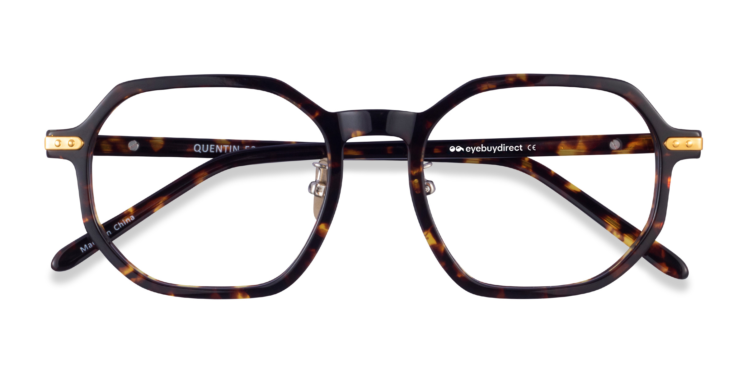 Tortoise Gold Quentin - Métal Lunettes de vue