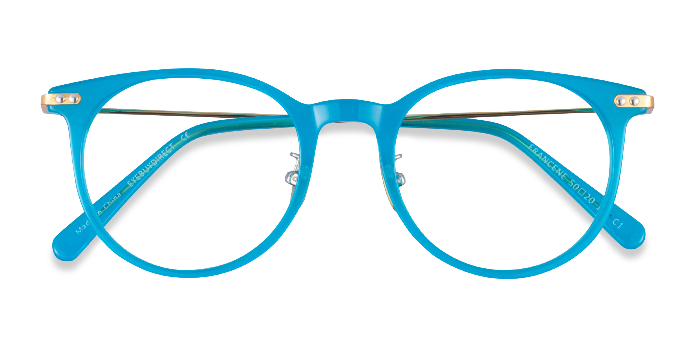 Aqua Gold Francene -  Metal Eyeglasses