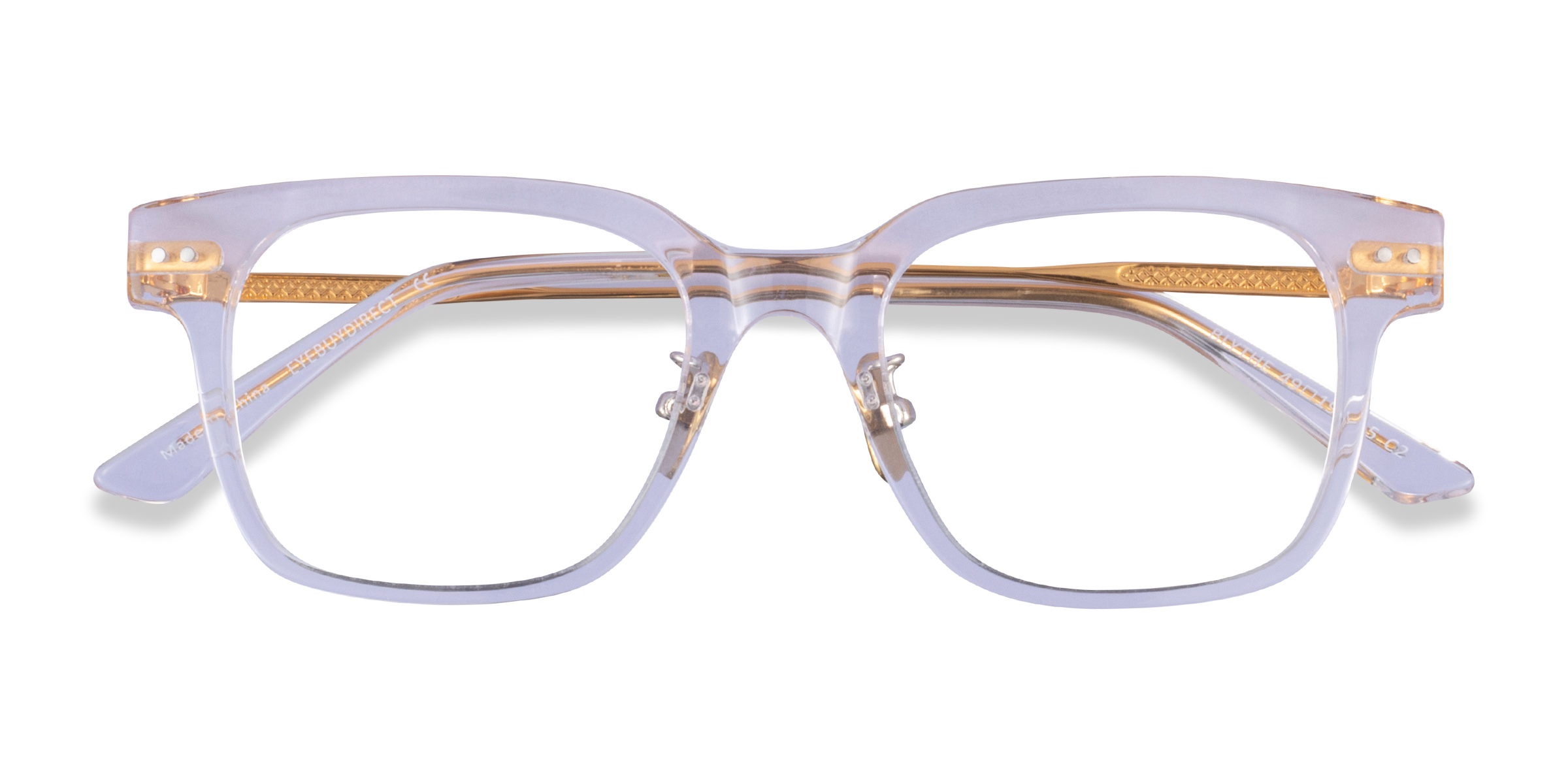 Clear Gold Blythe - Metal Eyeglasses