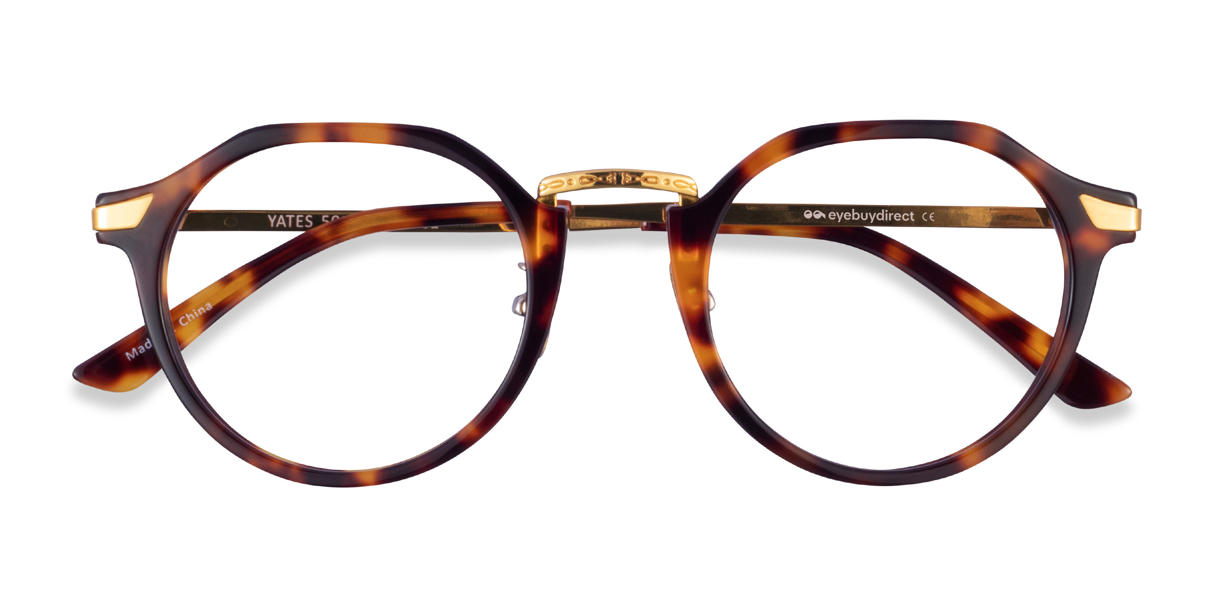 Tortoise Gold Yates - Métal Lunettes de vue