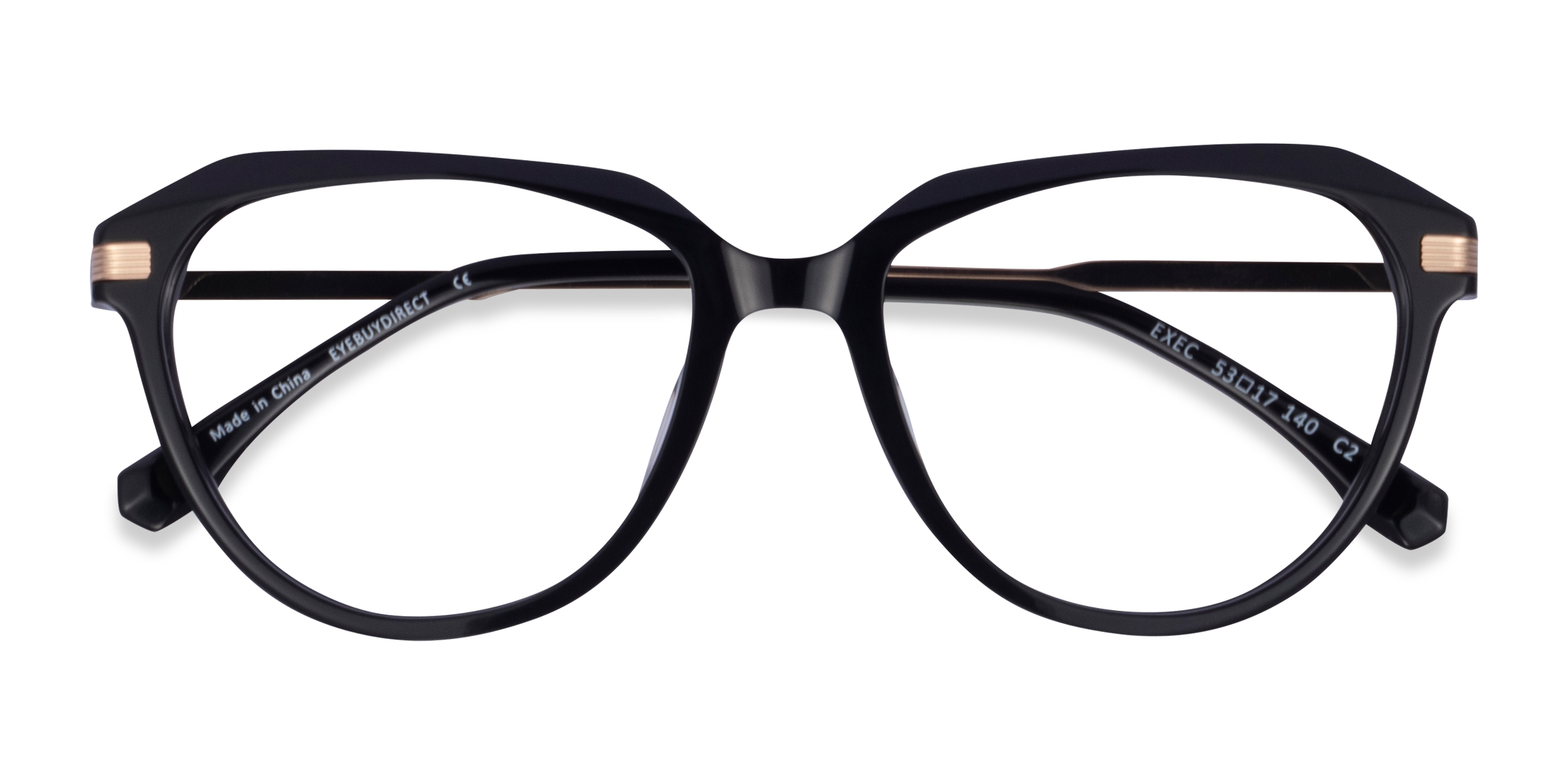 Black Gold Exec - Metal Eyeglasses