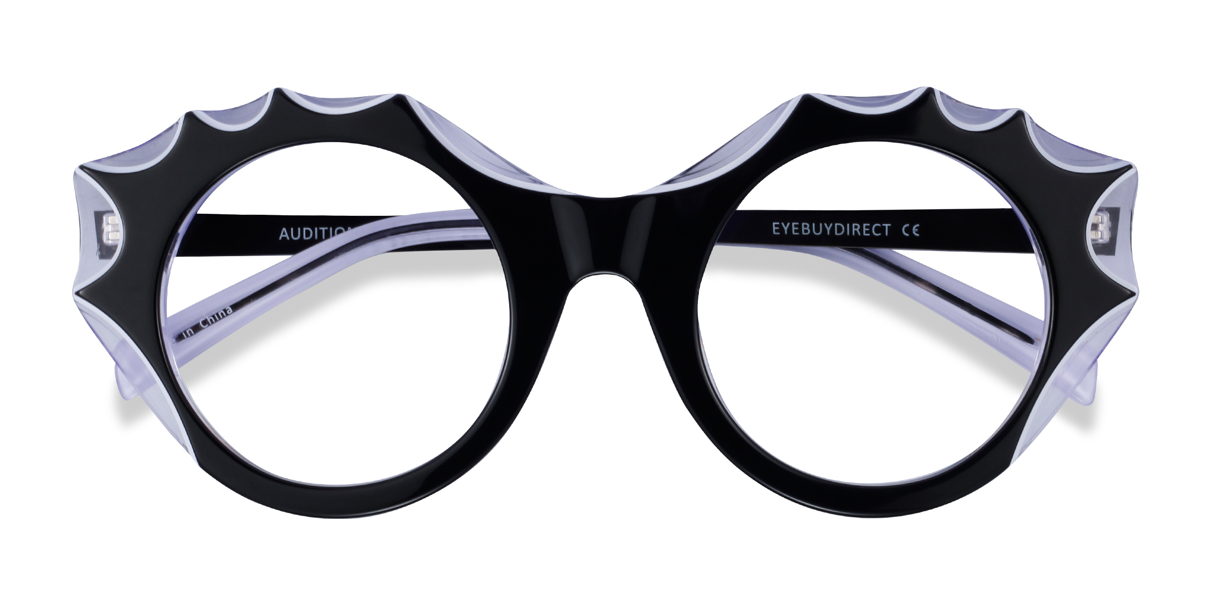 Black Clear Audition - Metal Eyeglasses