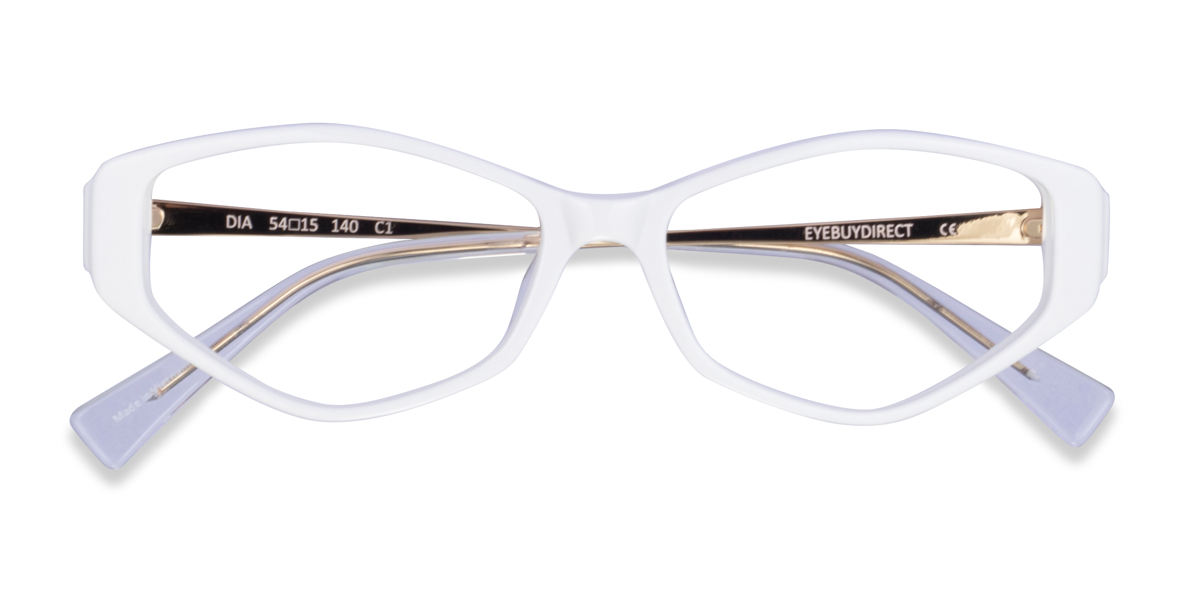 White Dia - Metal Eyeglasses