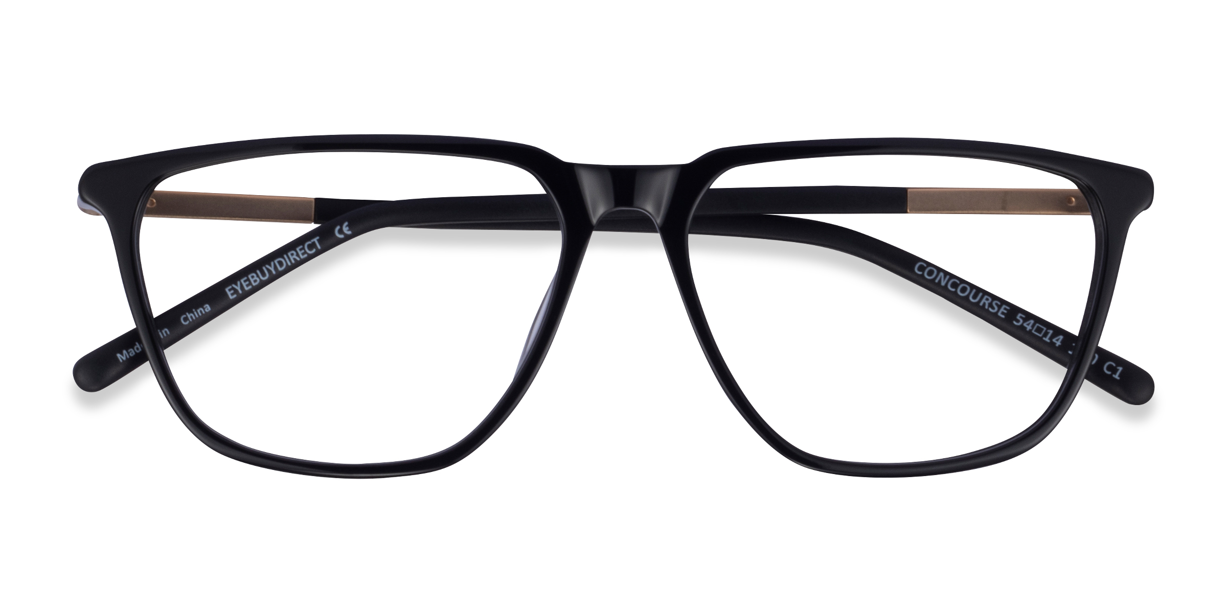 Black Gold Concourse - Metal Eyeglasses