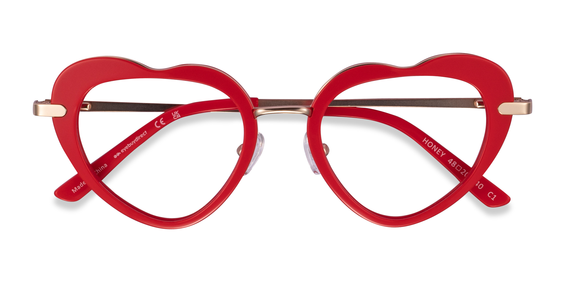 Red Gold Honey -  Metal Eyeglasses