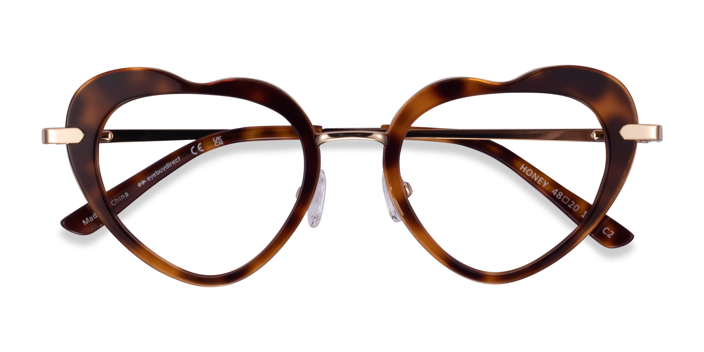 Tortoise Gold Honey -  Metal Eyeglasses