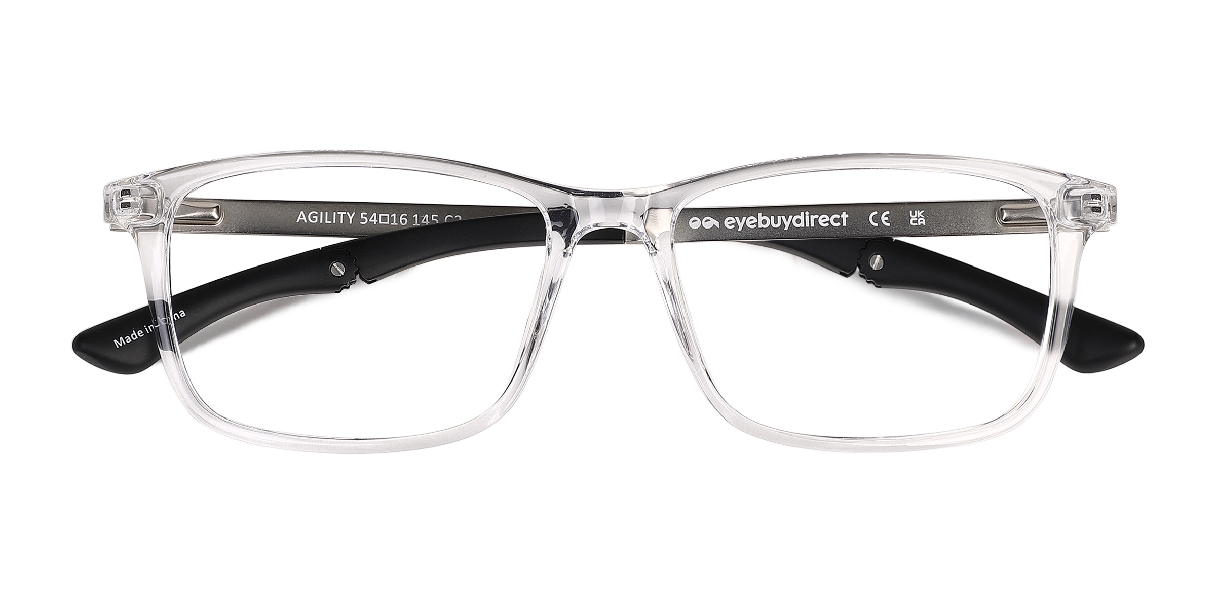 Clear Crystal Agility -  Plastique Lunettes de vue