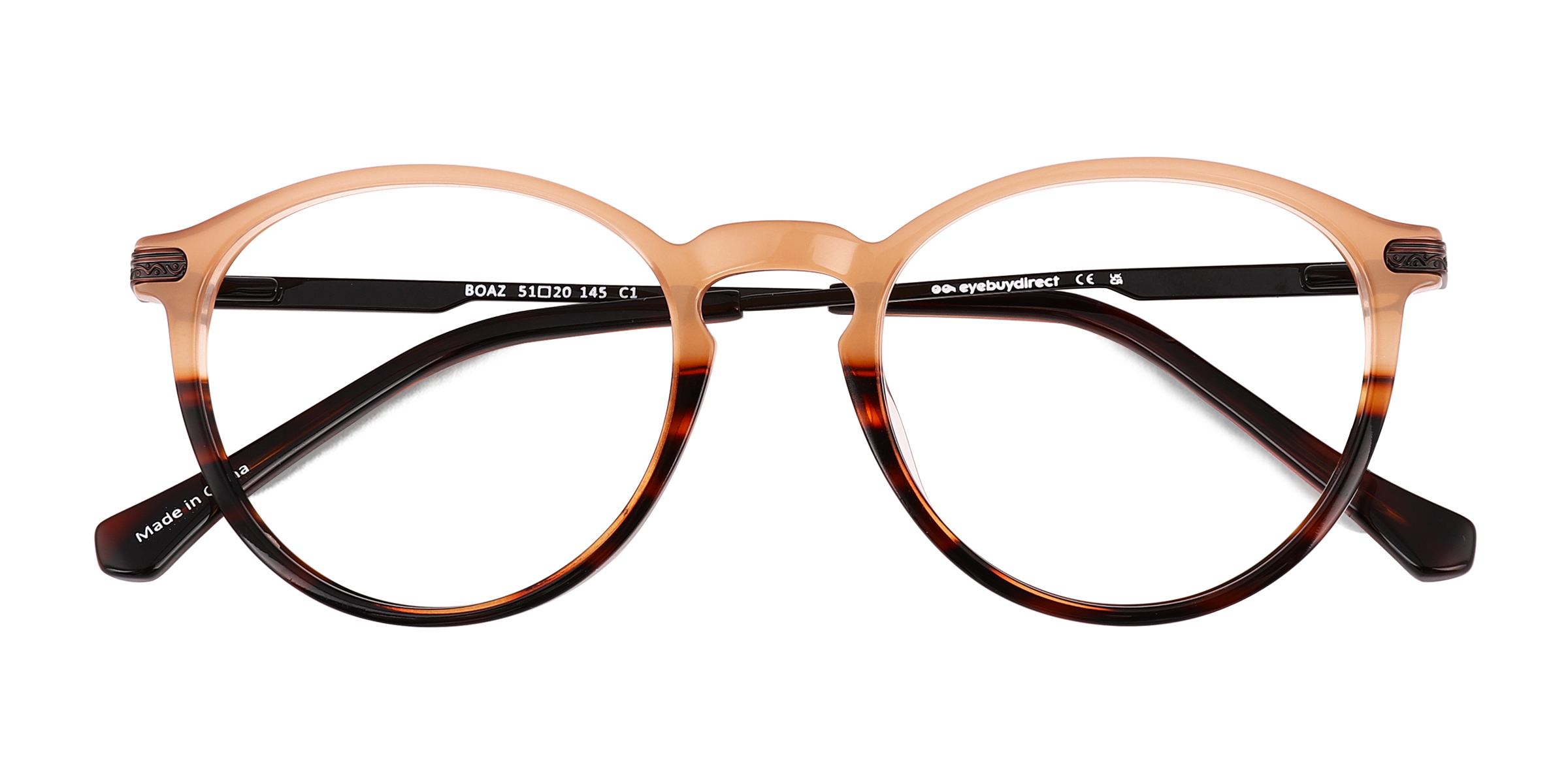 Tortoise Boaz - Metal Eyeglasses