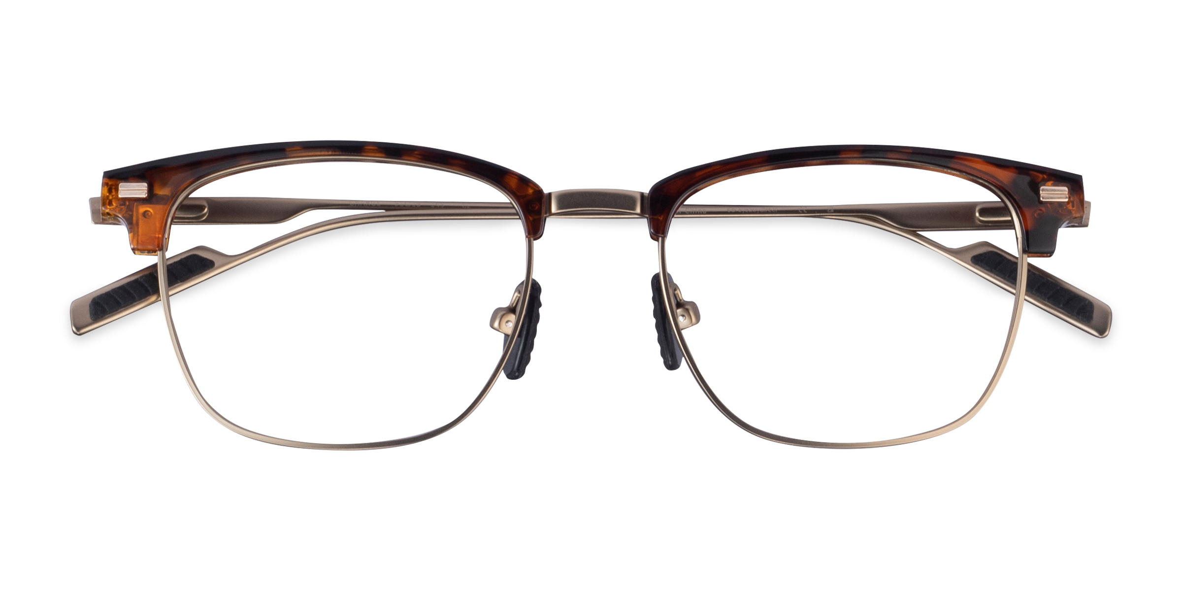 Tortoise Gold Charge - Acetate-metal Eyeglasses