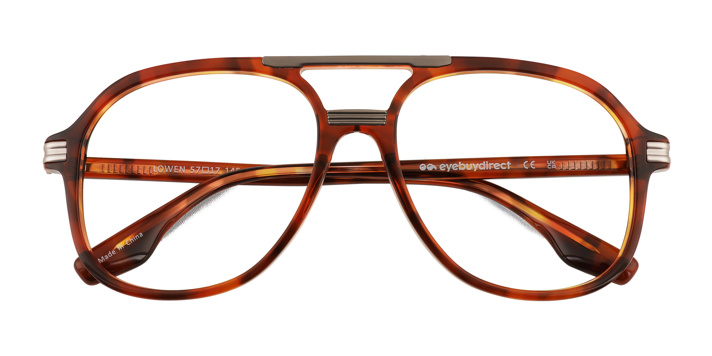 Tortoise Lowen - Metal Eyeglasses