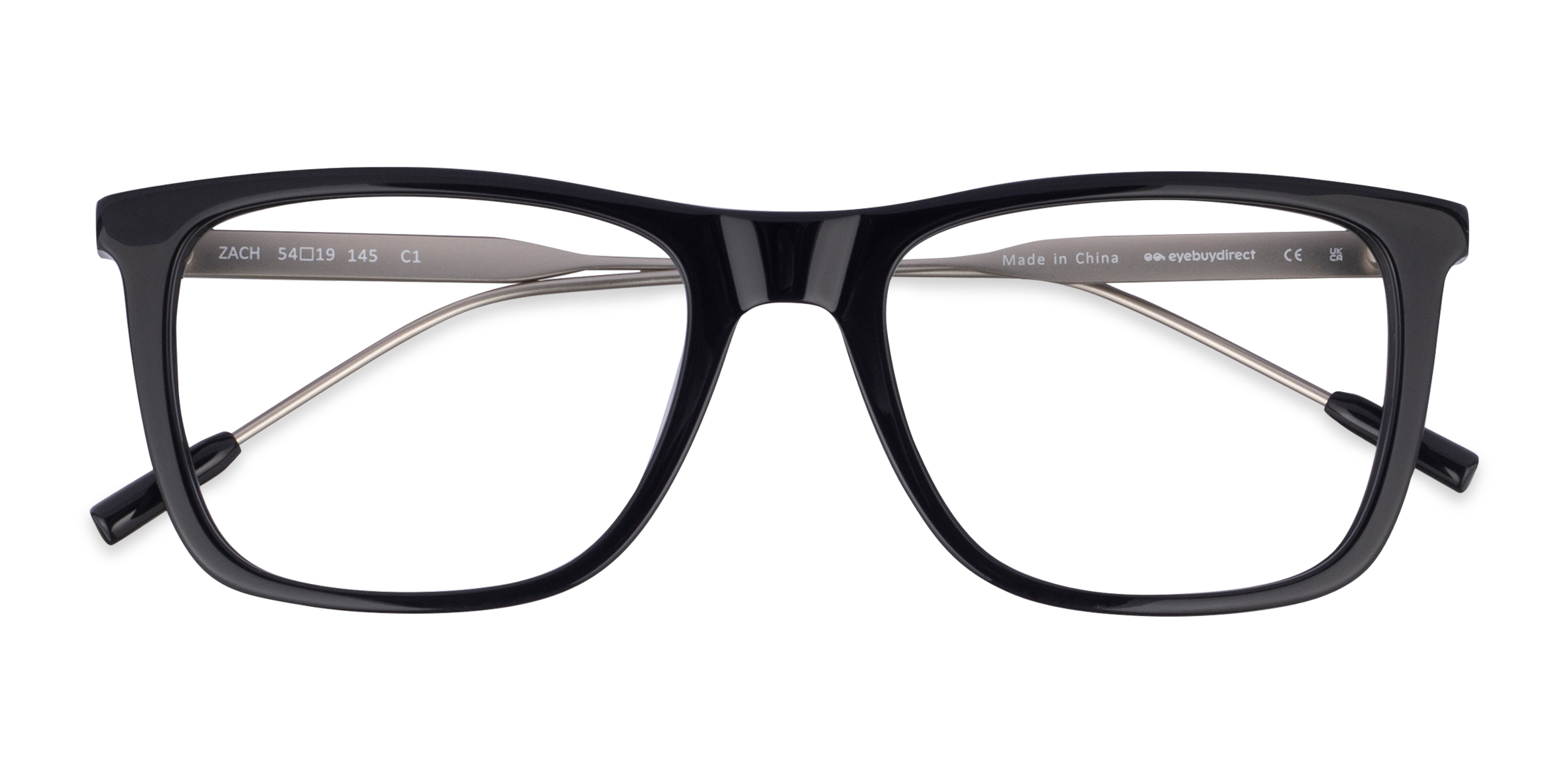 Black Zach - Metal Eyeglasses