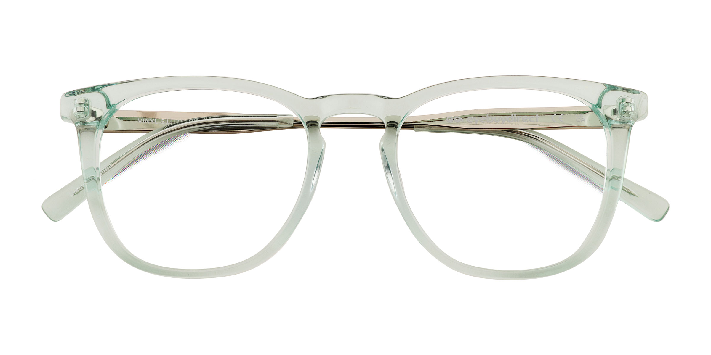 Clear Mint Vinyl - Métal Lunettes de vue