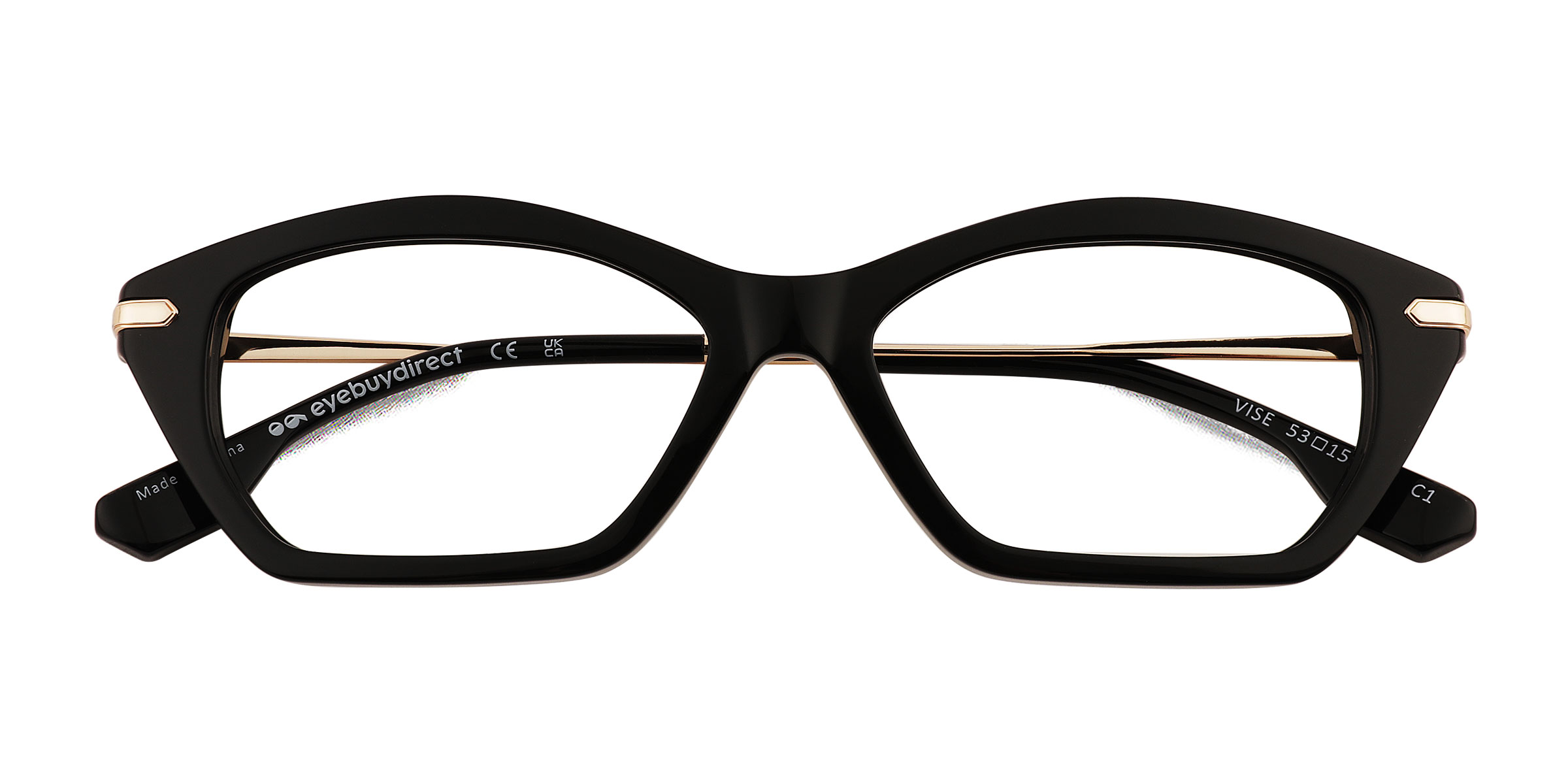 Black Gold Vise -  Metal Eyeglasses