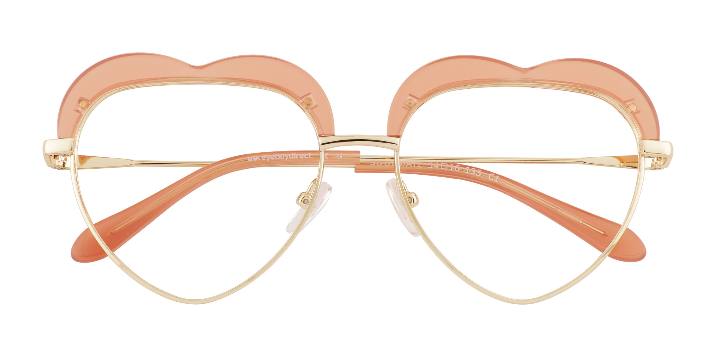 Pink Soulmate - Metal Eyeglasses