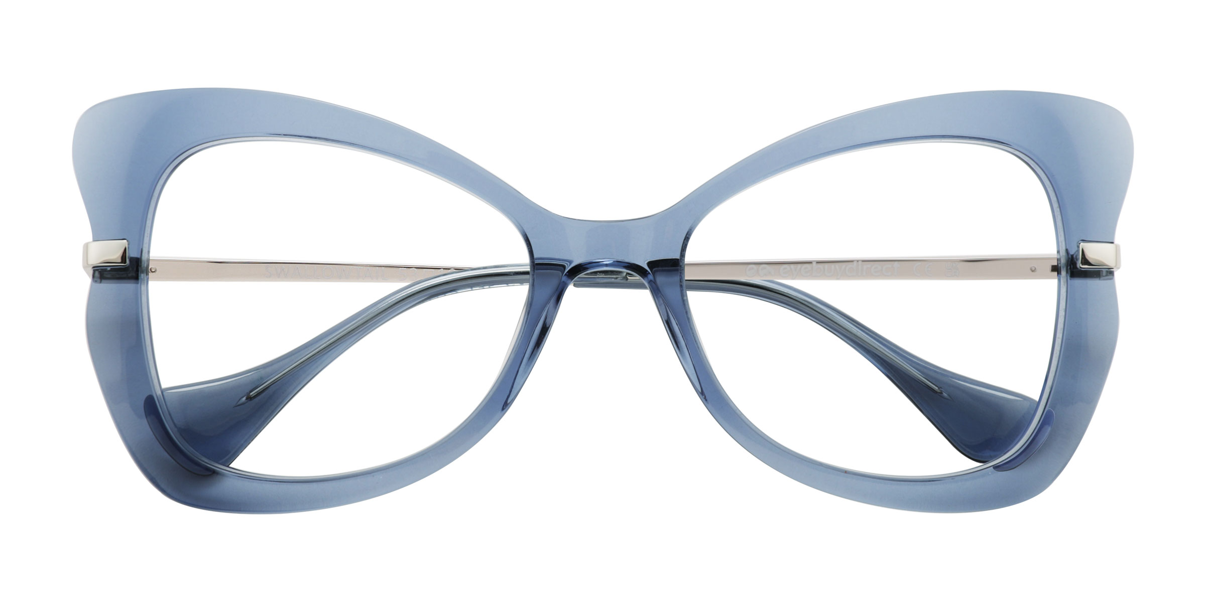 Blue Swallowtail - Metal Eyeglasses