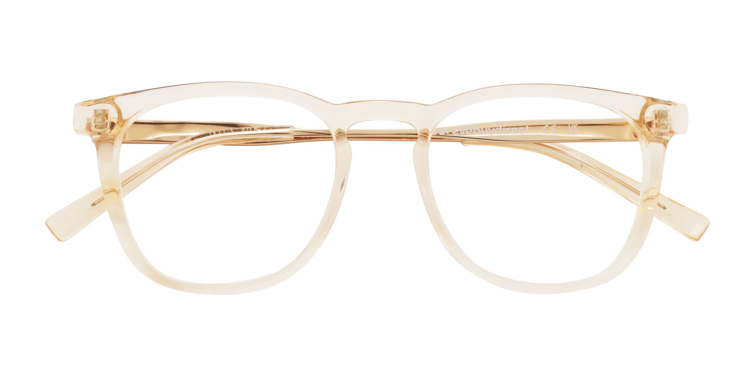 Clear Yellow Vinyl - Métal Lunettes de vue