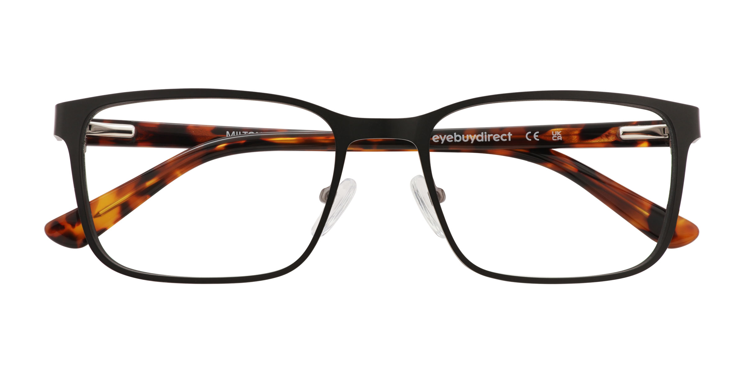 Black Milton - Metal Eyeglasses