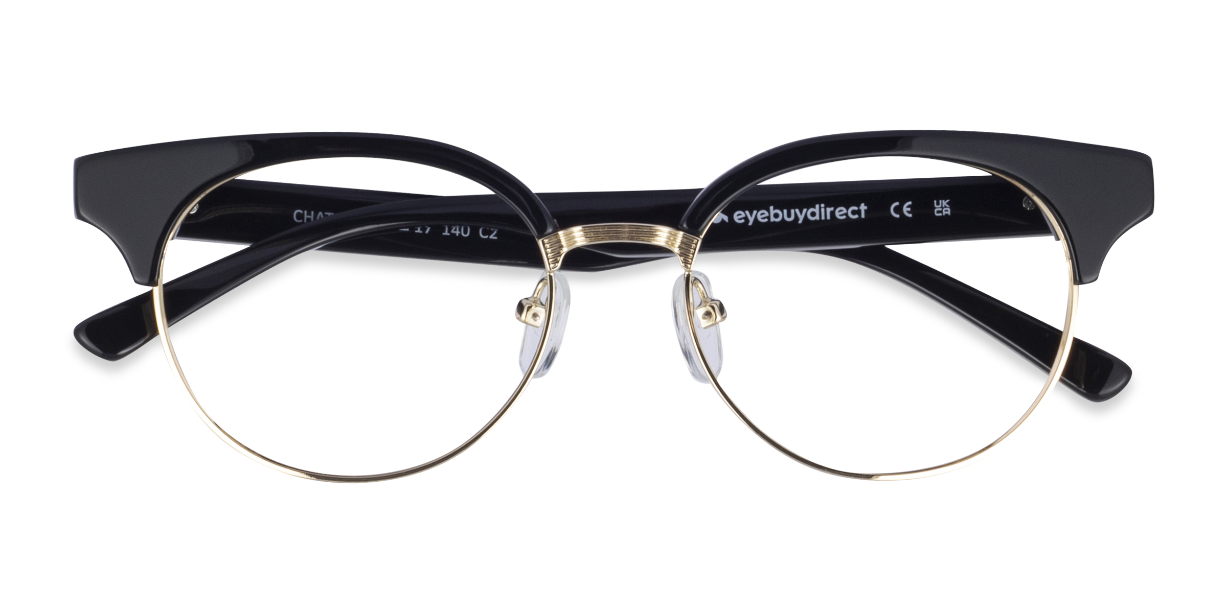 Black Chateau - Metal Eyeglasses