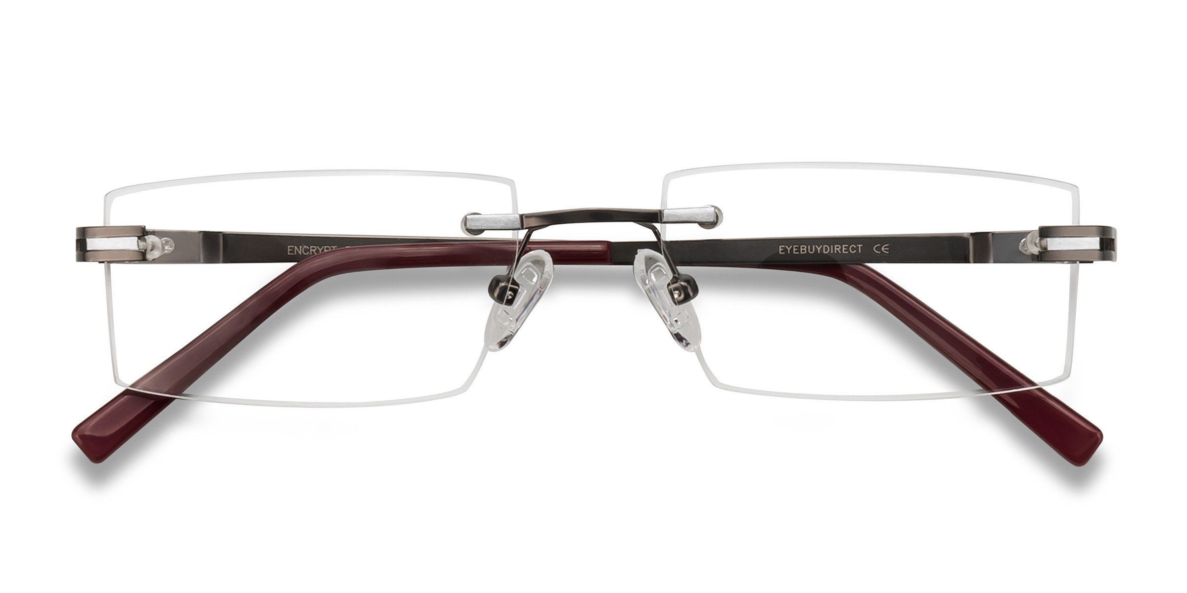 Gunmetal, Black Encrypt - Metal Eyeglasses