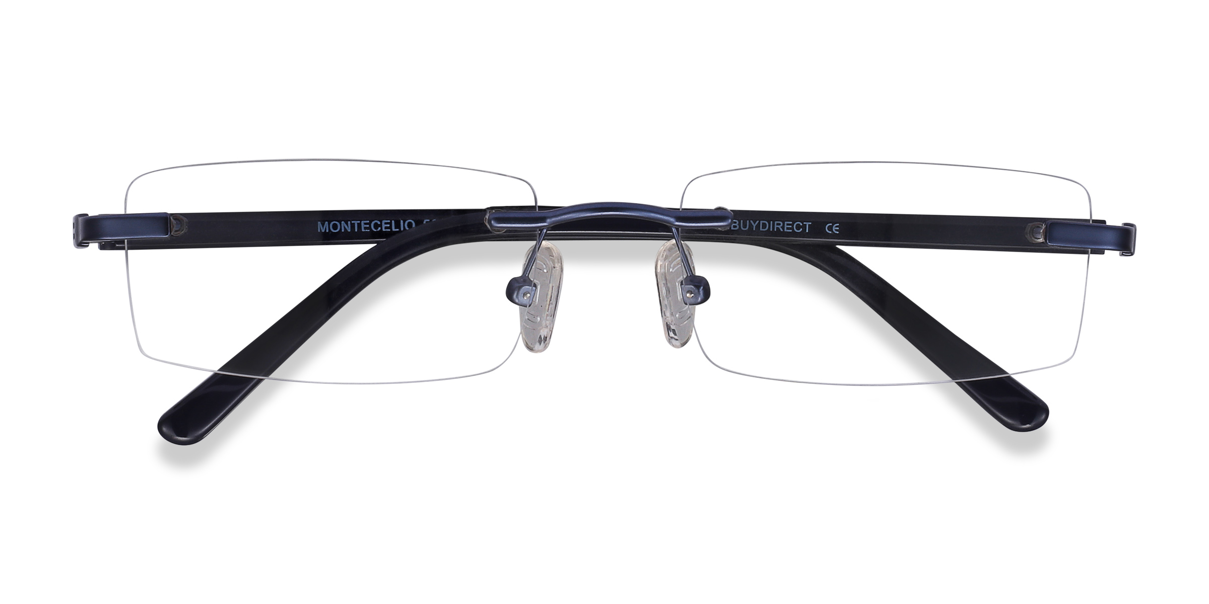 Navy Montecelio - Metal Eyeglasses