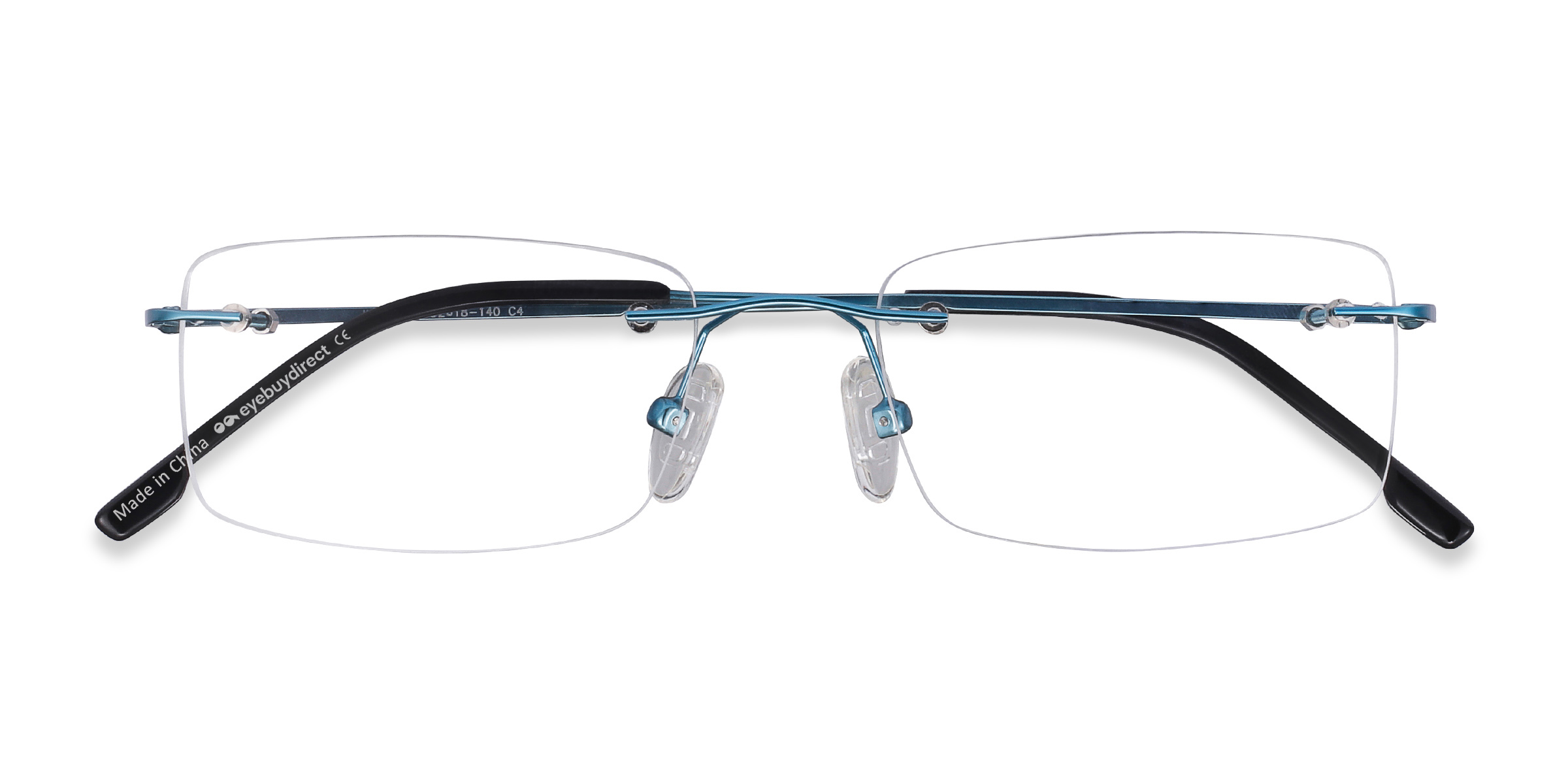 Blue Woodrow - Metal Eyeglasses