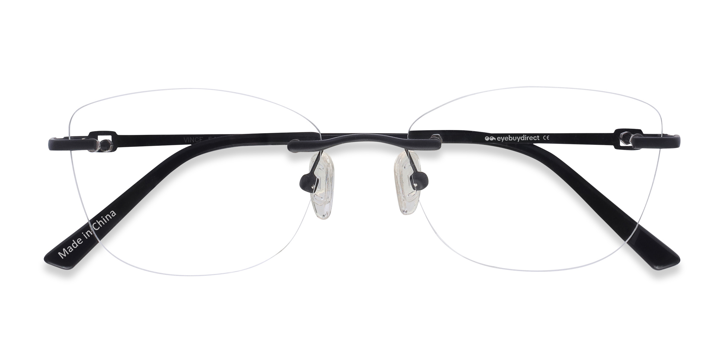 Noir Vince - Métal Lunettes de vue