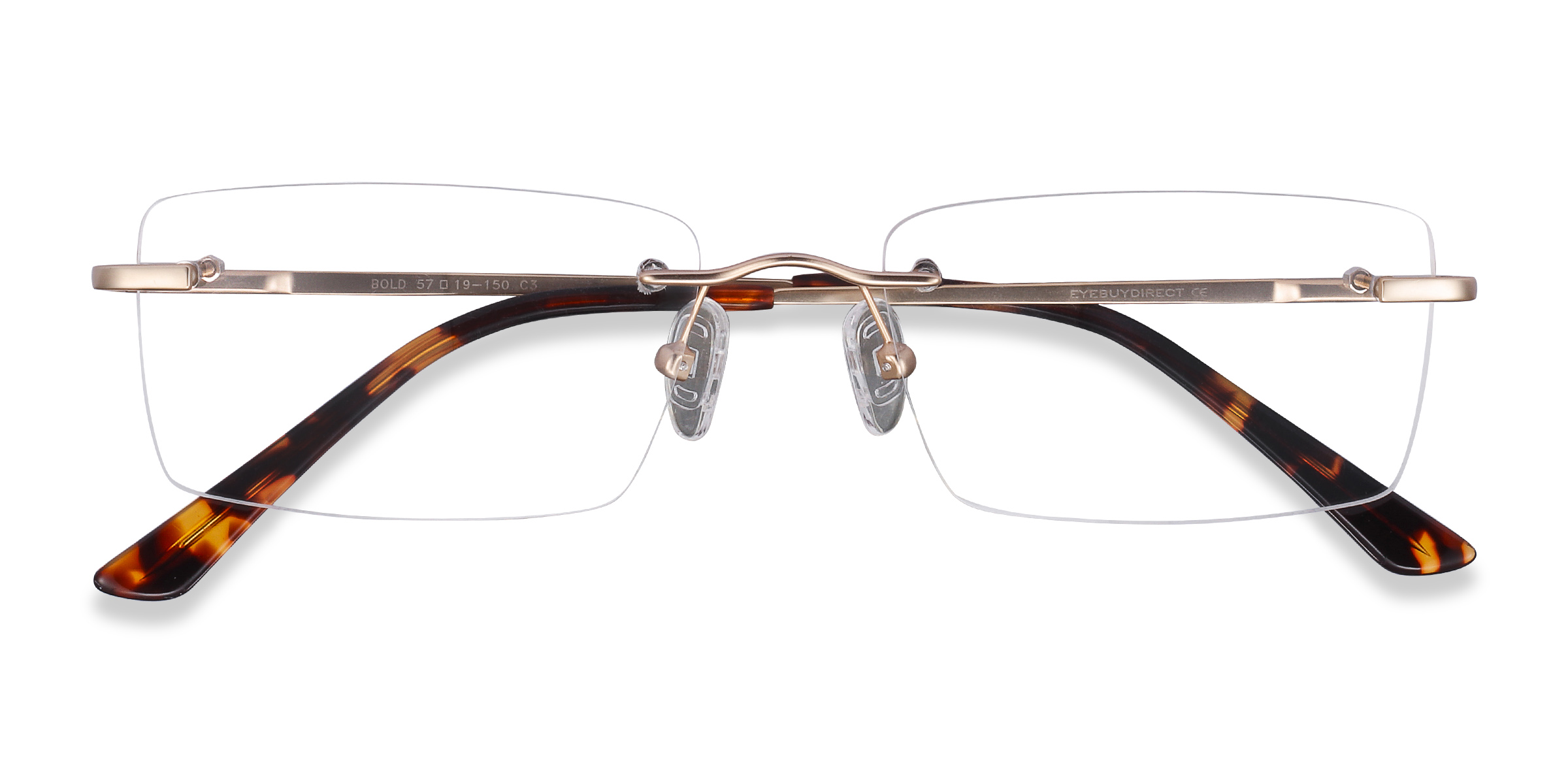 Doré Bold -  Métal Lunettes de vue