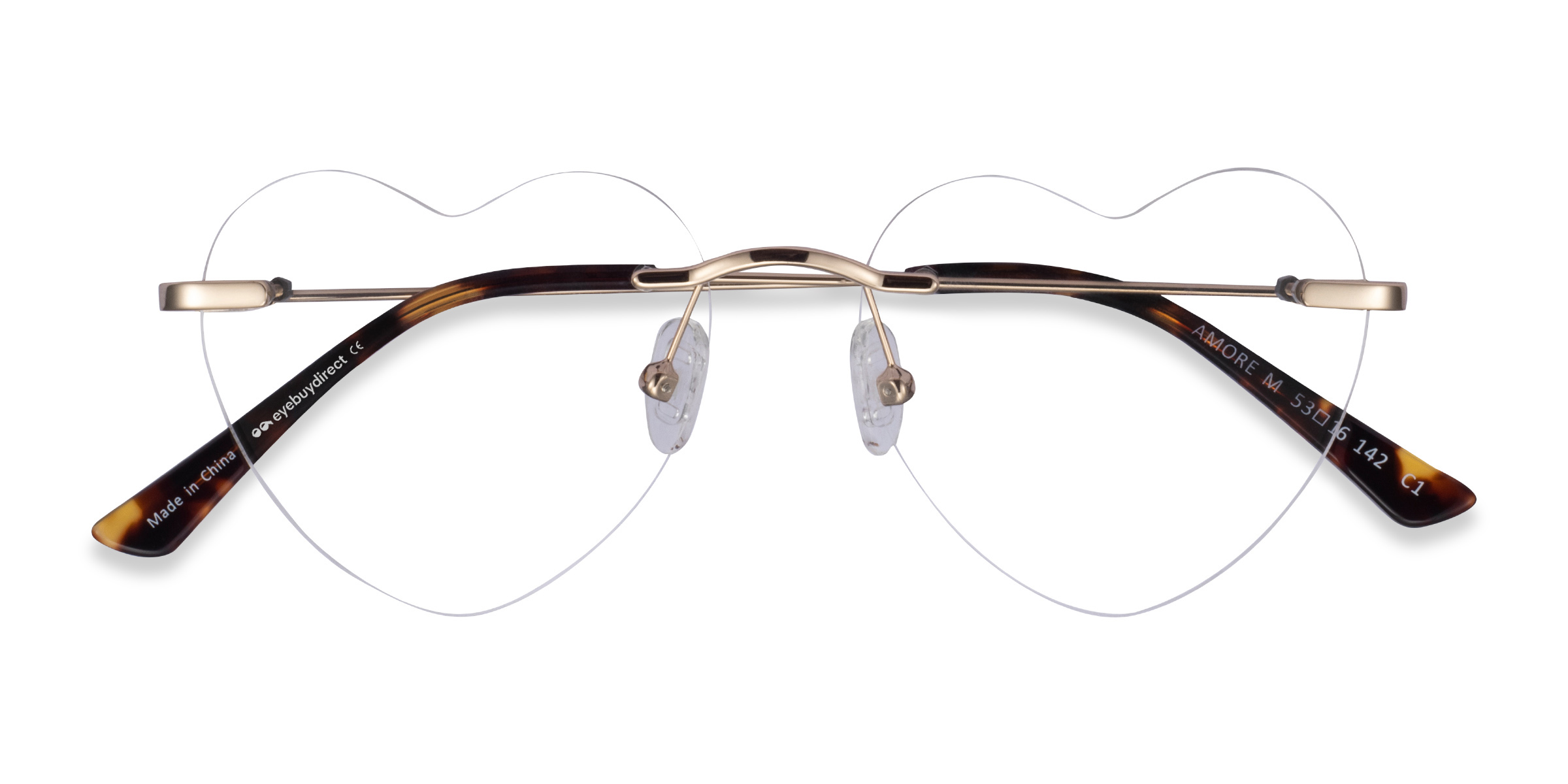 Doré Amore - Métal Lunettes de vue