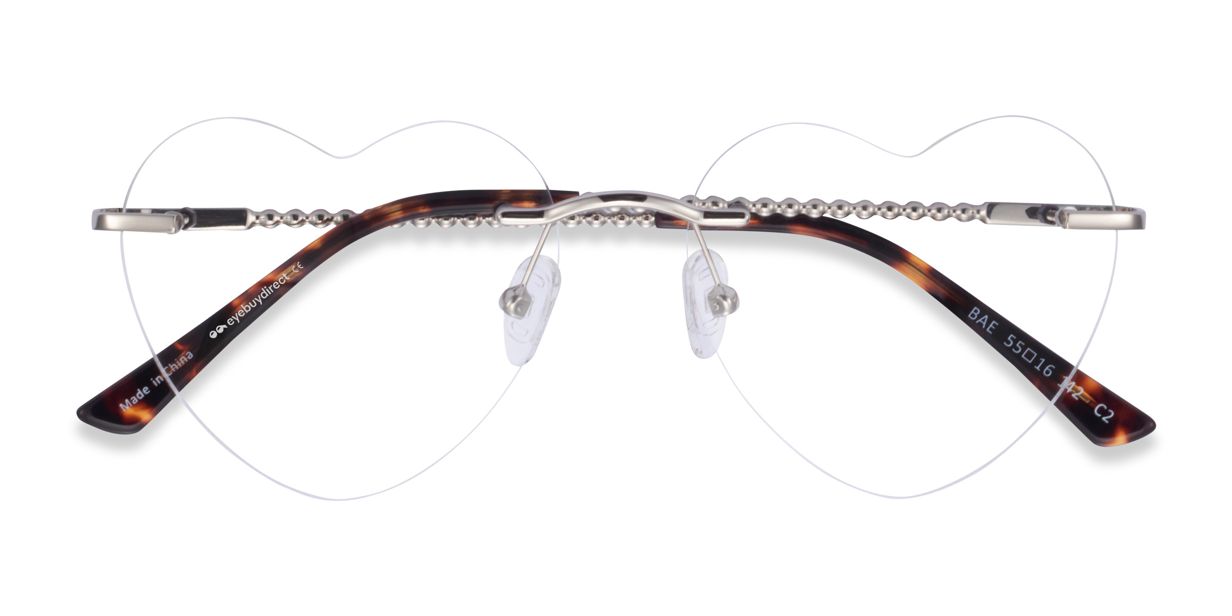 Argenté Bae -  Métal Lunettes de vue