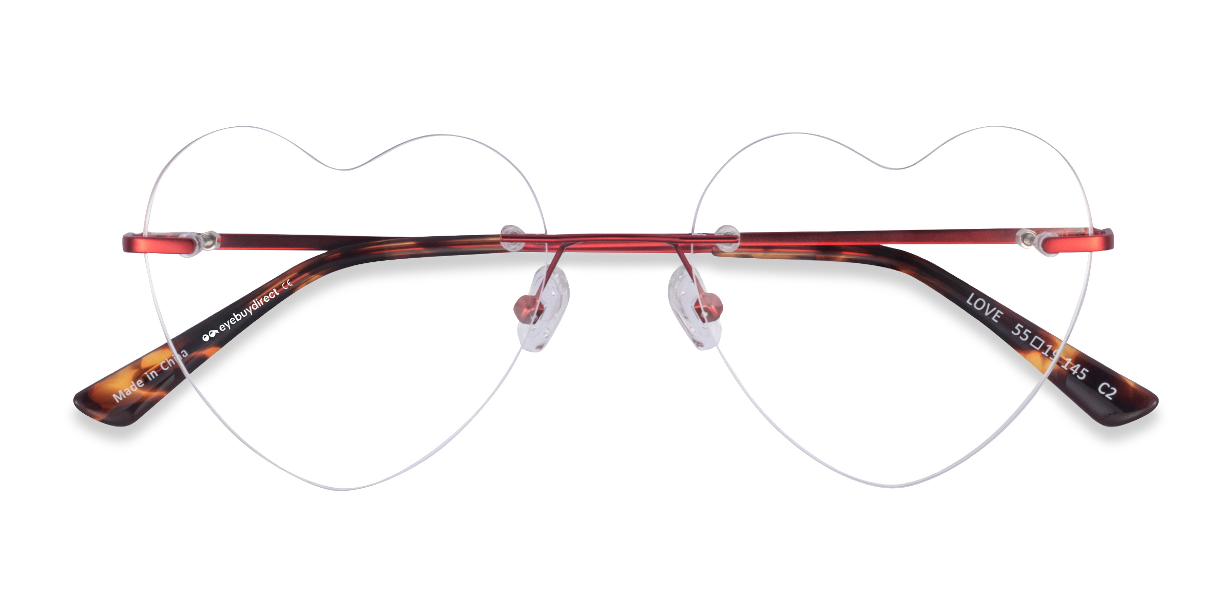 Burgundy Love -  Métal Lunettes de vue