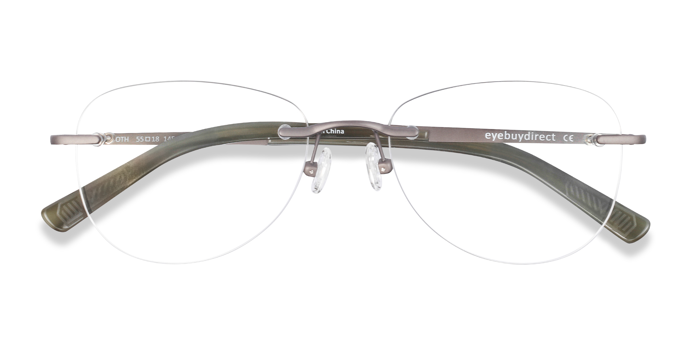Dark Gunmetal Smooth -  Titanium Eyeglasses