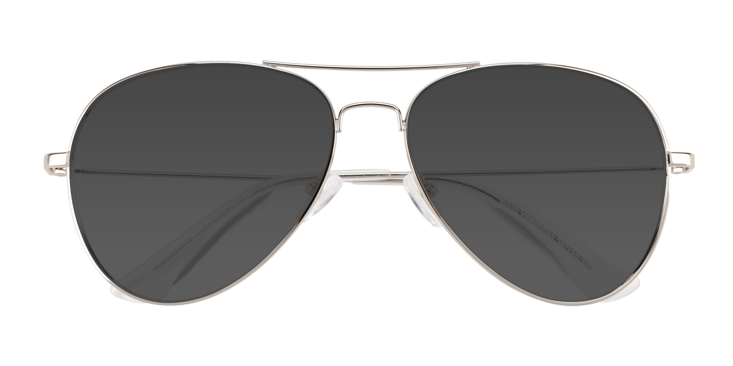 Silver Good Vibrations - Metal Sunglasses